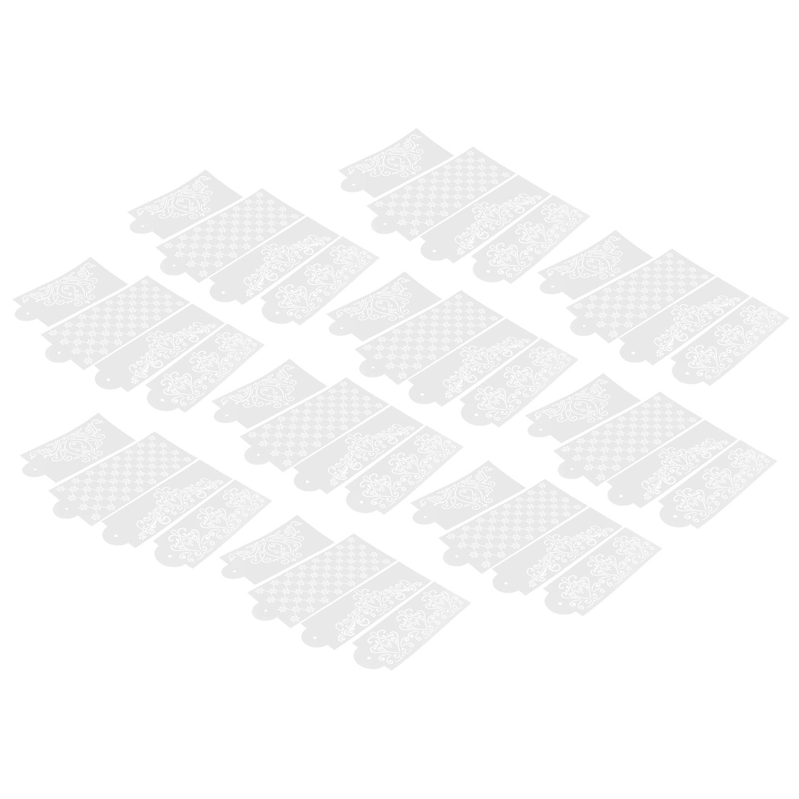 10 Set Cake Spray Mold Cake Embossing Mold Baking Stencils for Home Kitchen Tool view 5