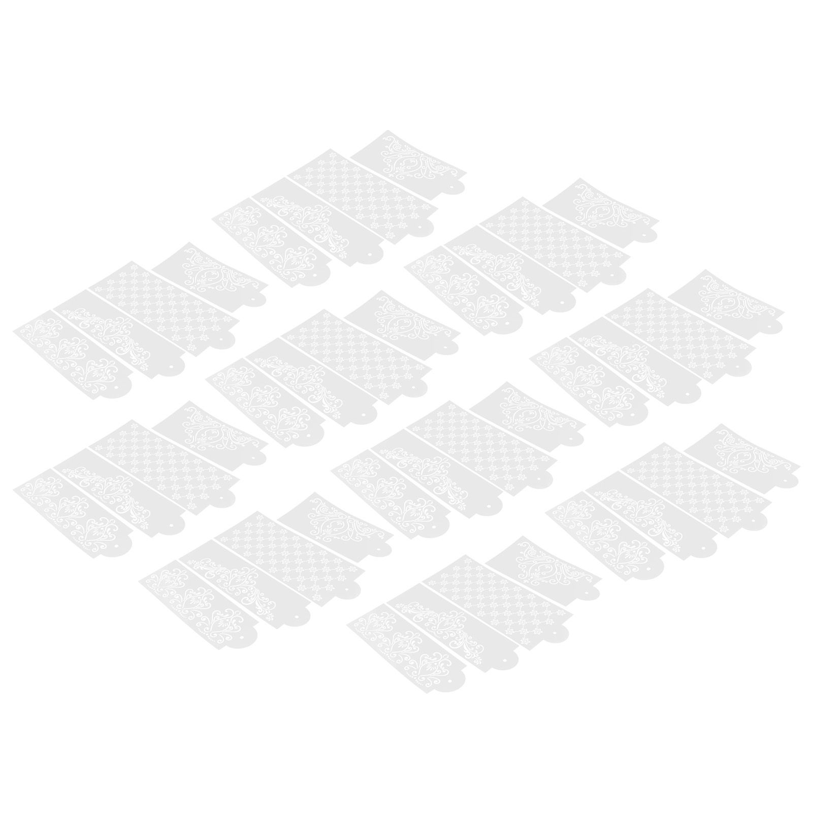 10 Set Cake Spray Mold Cake Embossing Mold Baking Stencils for Home Kitchen Tool view 7
