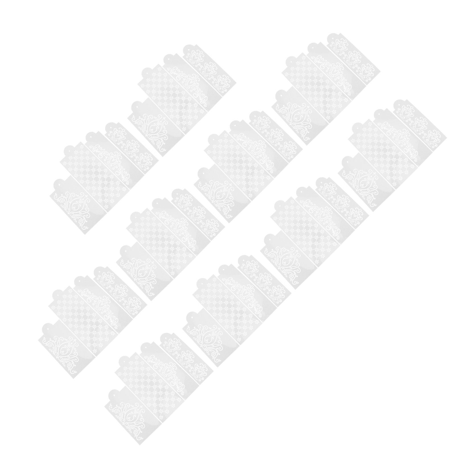 10 Set Cake Spray Mold Cake Embossing Mold Baking Stencils for Home Kitchen Tool view 8