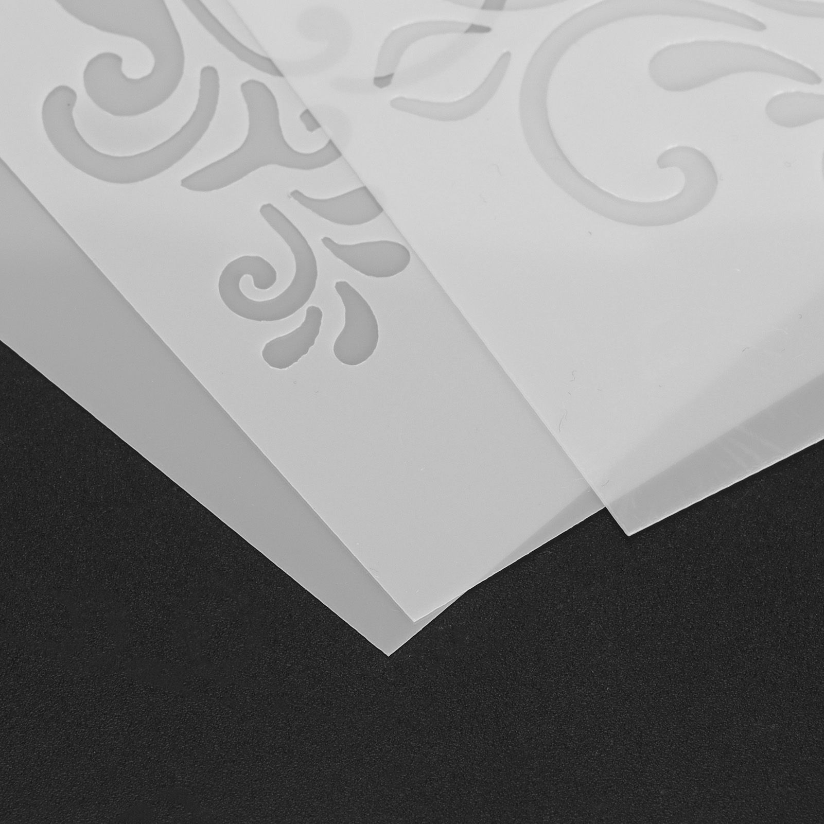 10 Set Cake Spray Mold Cake Embossing Mold Baking Stencils for Home Kitchen Tool view 15