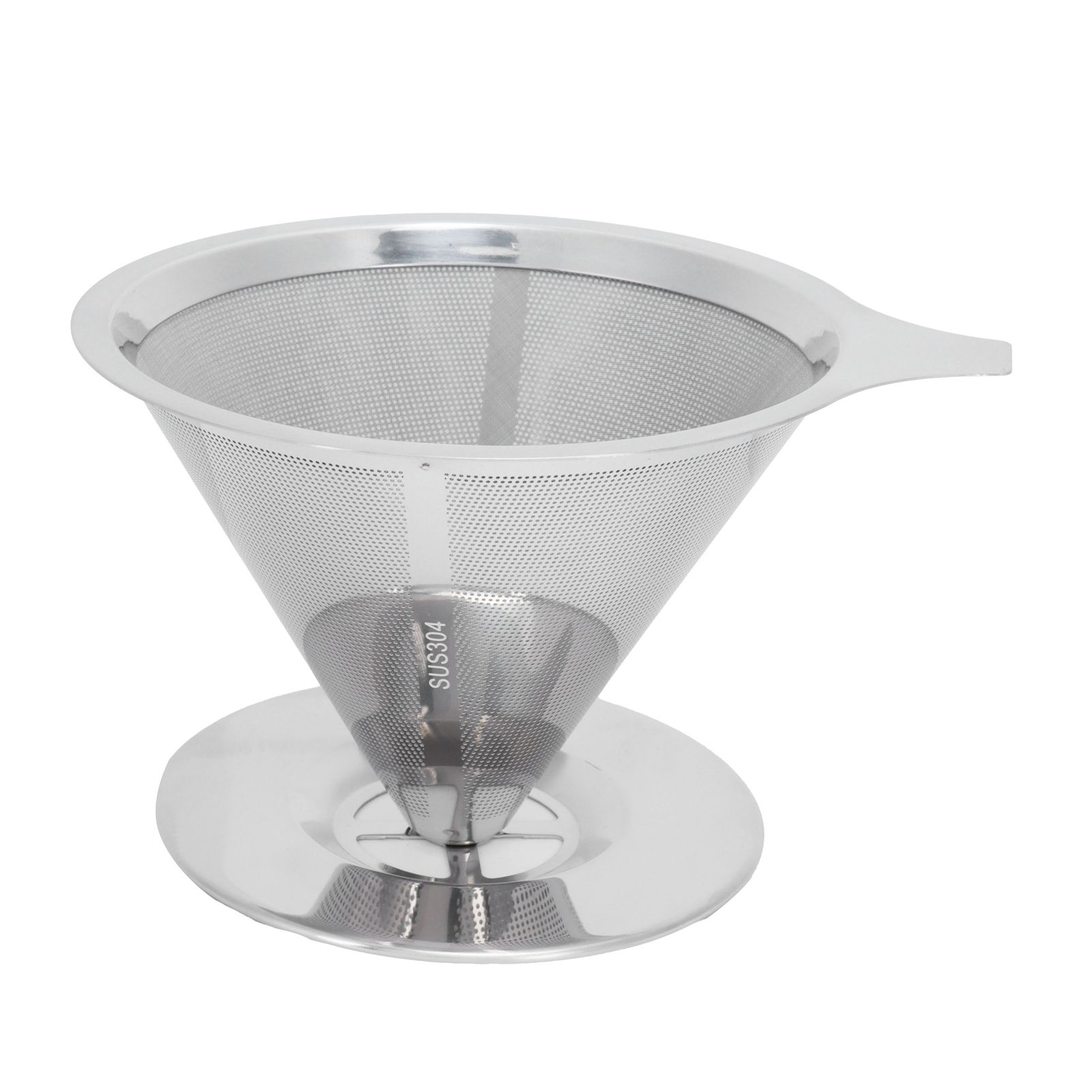 Stainless Steel Brew Drip Coffee Filter Funnel Cup Dripper Coffee Machine