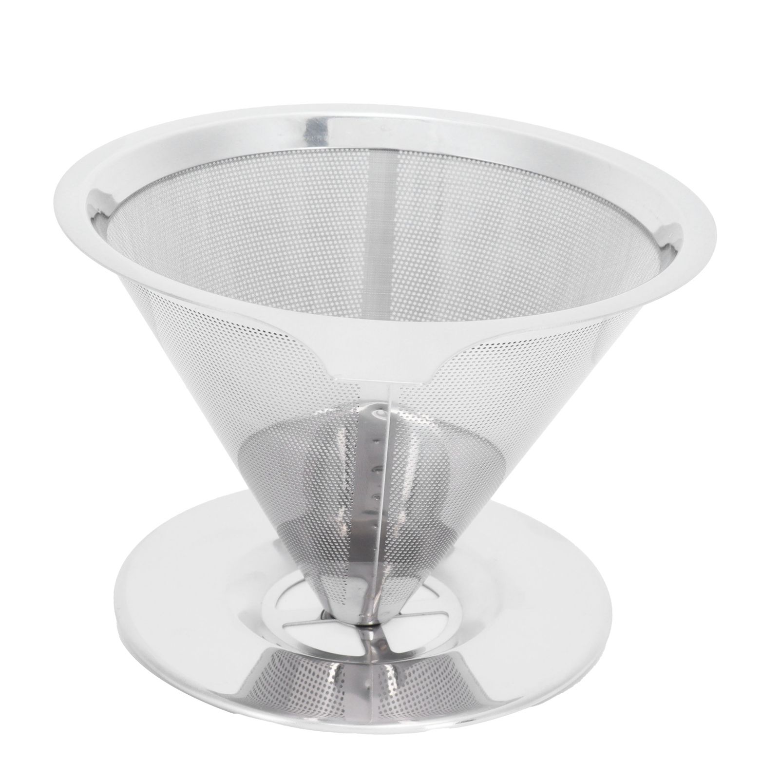 Stainless Steel Brew Drip Coffee Filter Funnel Cup Dripper Coffee Machine view 3