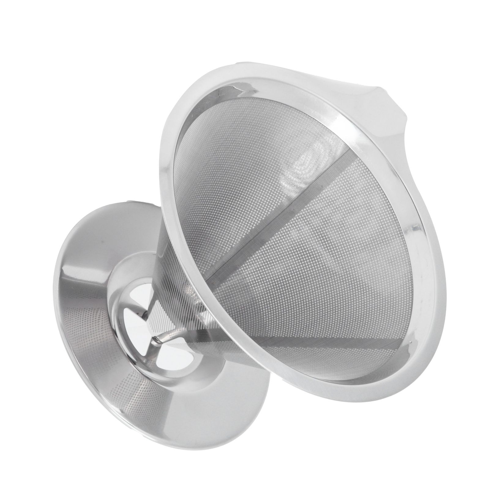 Stainless Steel Brew Drip Coffee Filter Funnel Cup Dripper Coffee Machine view 9