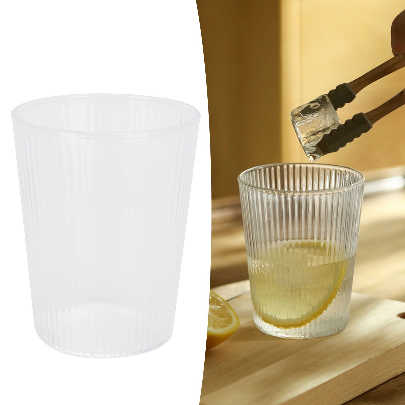250ml Vertical Slanted Glass Whiskey Wine Cup Cocktail Glass Vodka Mug for view 12