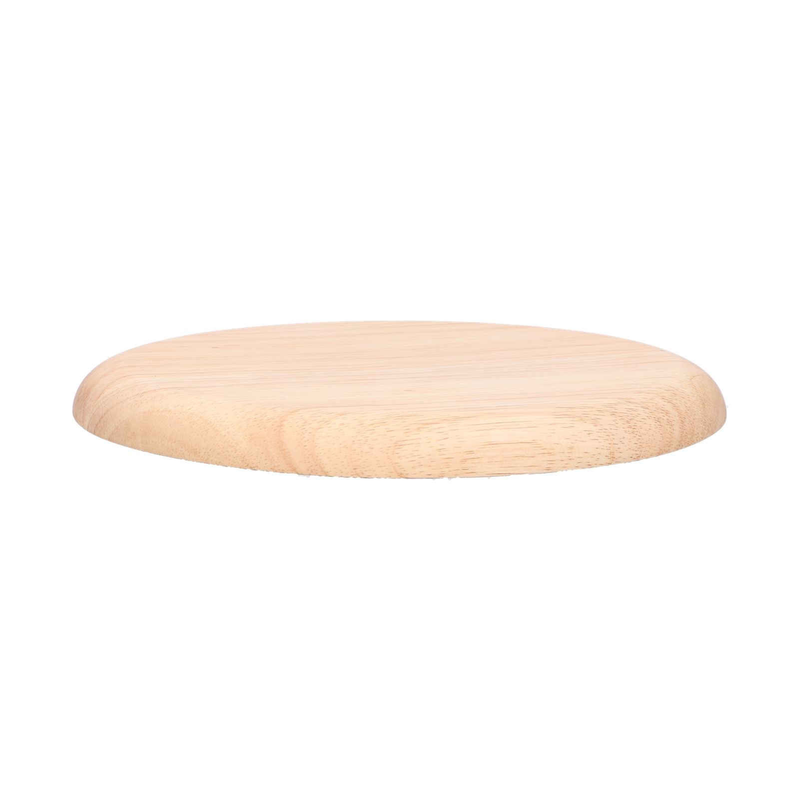 Rubber Wood Dinner Plate Round Tea Serving Tray Fruit Snack Tray Food Storage view 15