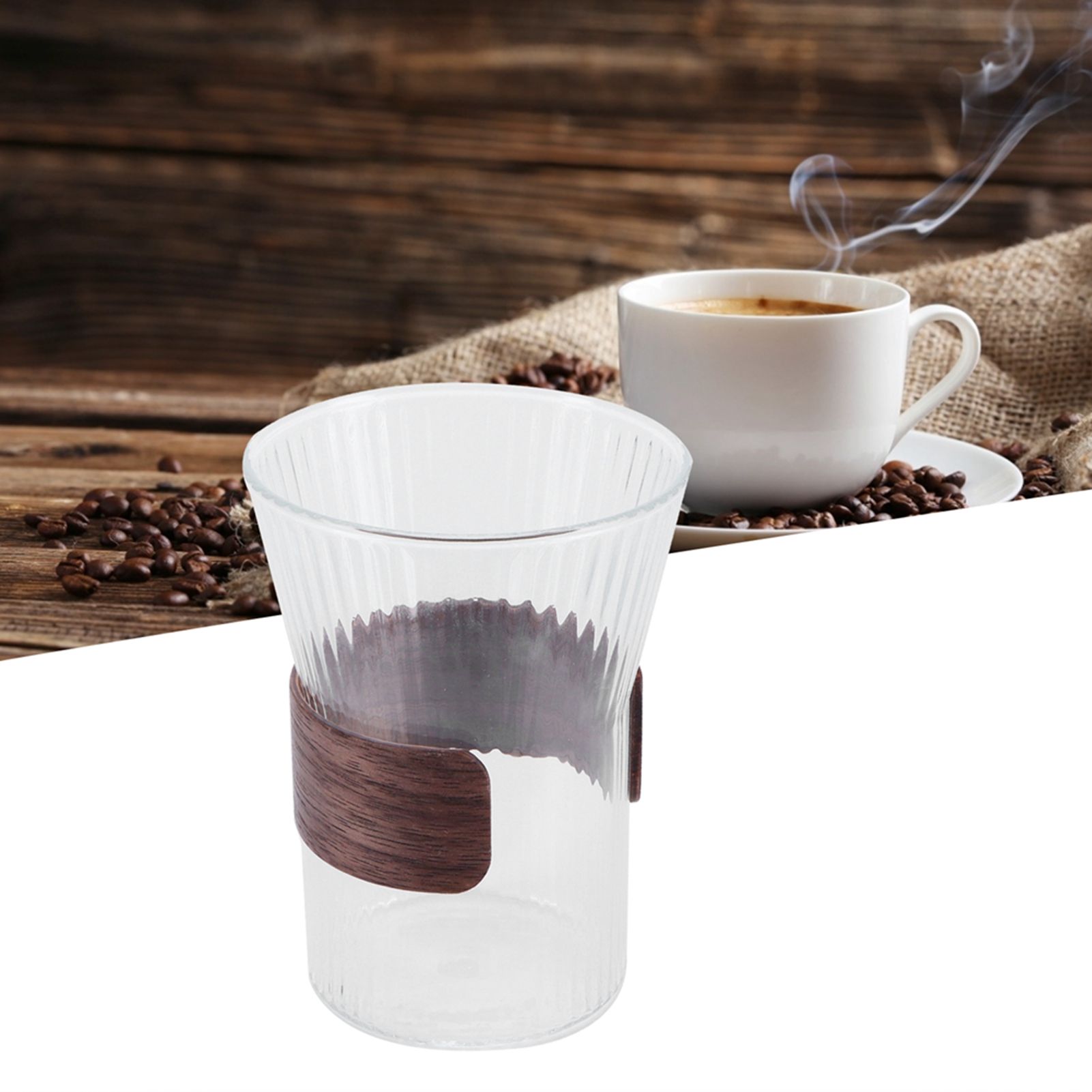 250ml Vintage Whiskey Glass Cup Transparent Tea Glass Cup Drinkware for Home view 12