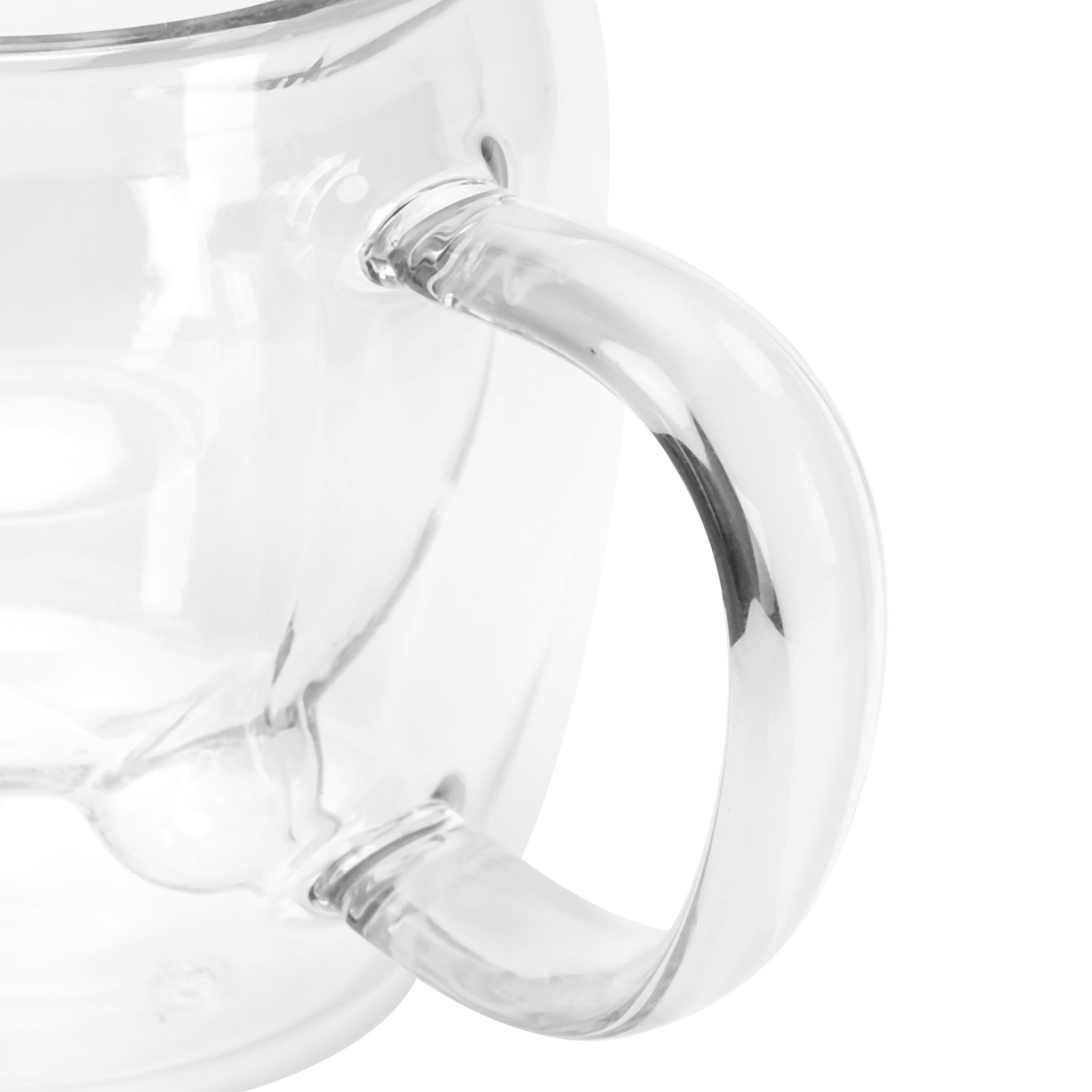 250ml Bear Shaped Glass Cup Double Wall Water Tea Coffee Milk Mug with Handle view 13