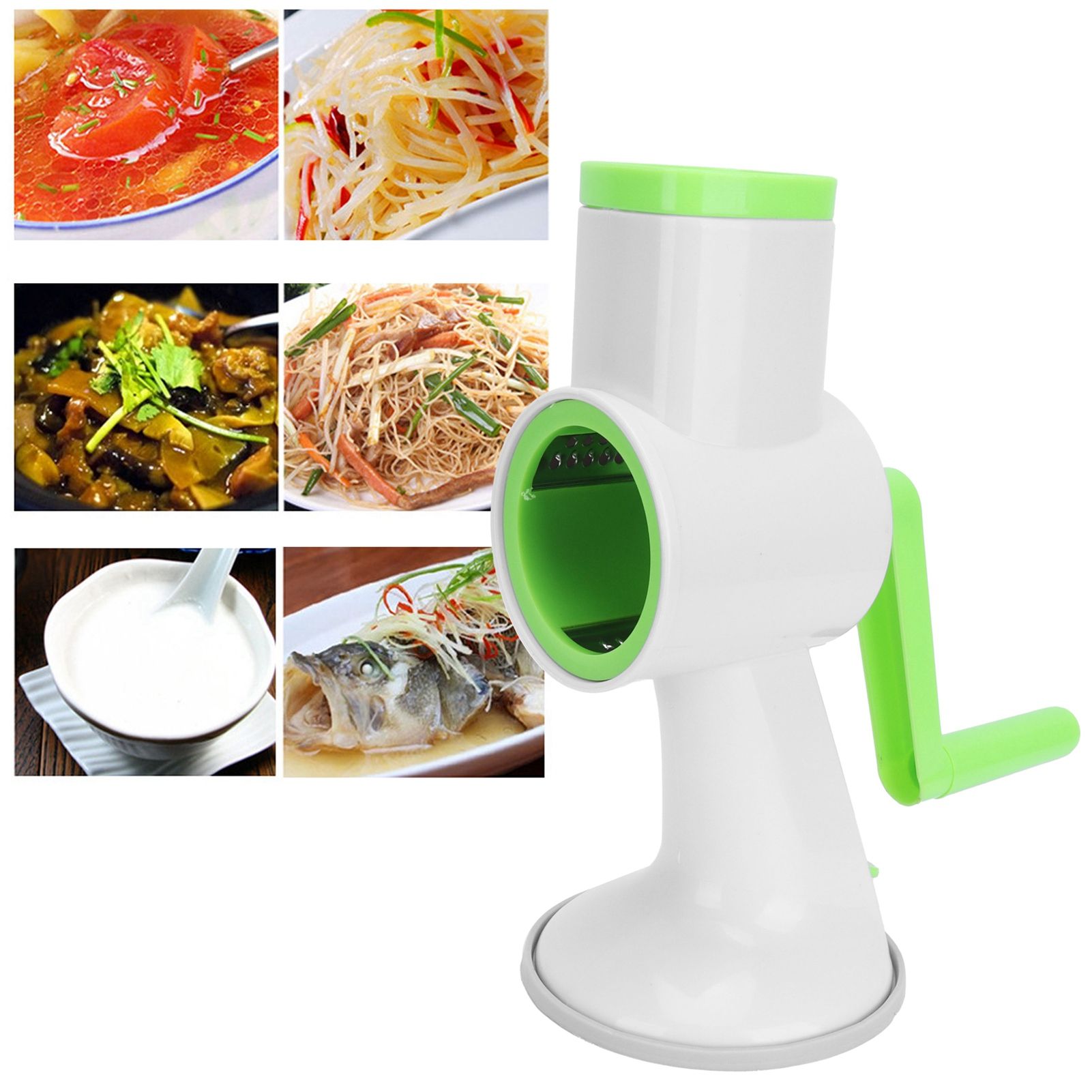 Vegetables Cutter Grater Manual Hand Push Fruit and Vegetable Shredder Kitchen view 11