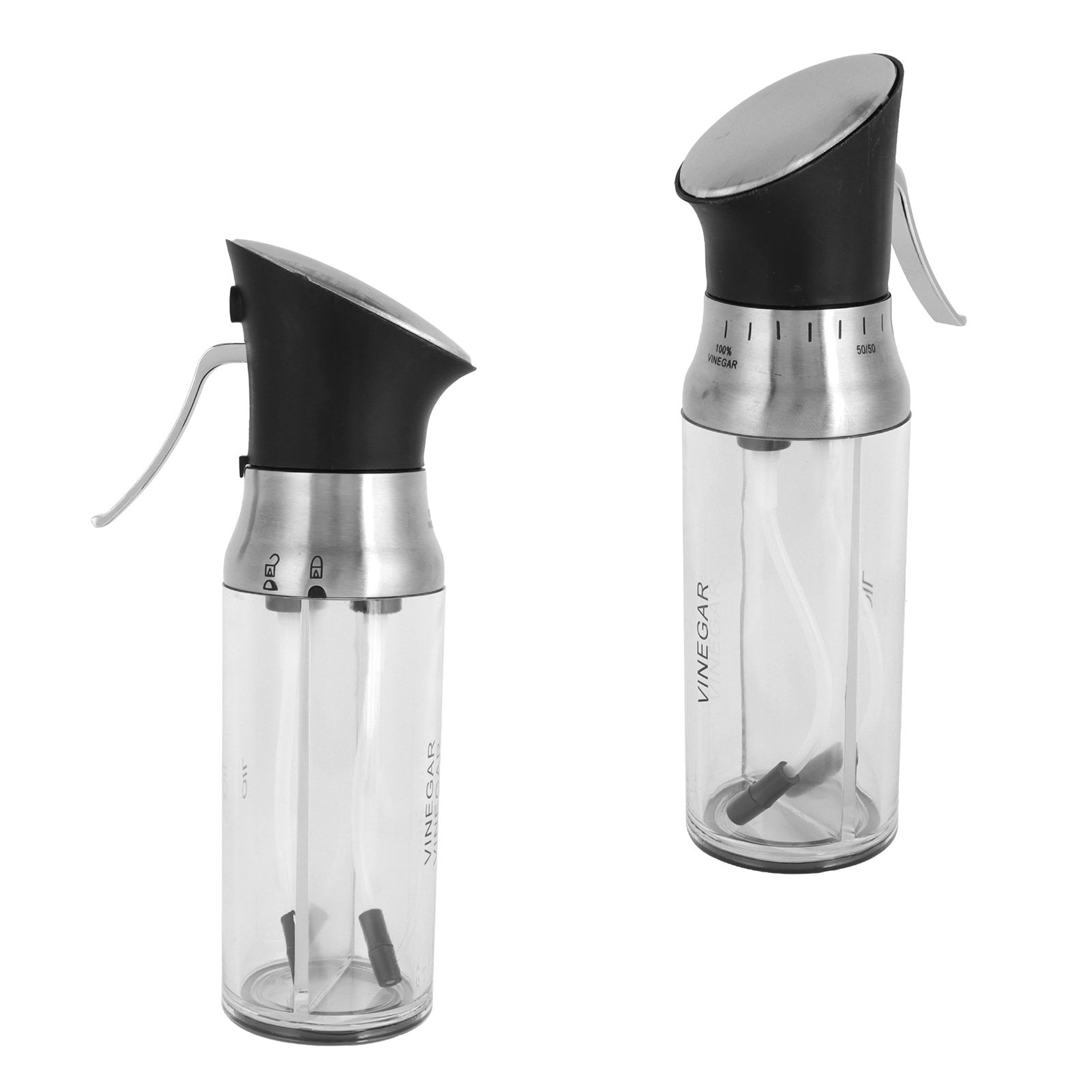 Oil Sprayer Transparent PressType Seasoning Bottle Vinegar Dispenser Kitchen Tools view 9