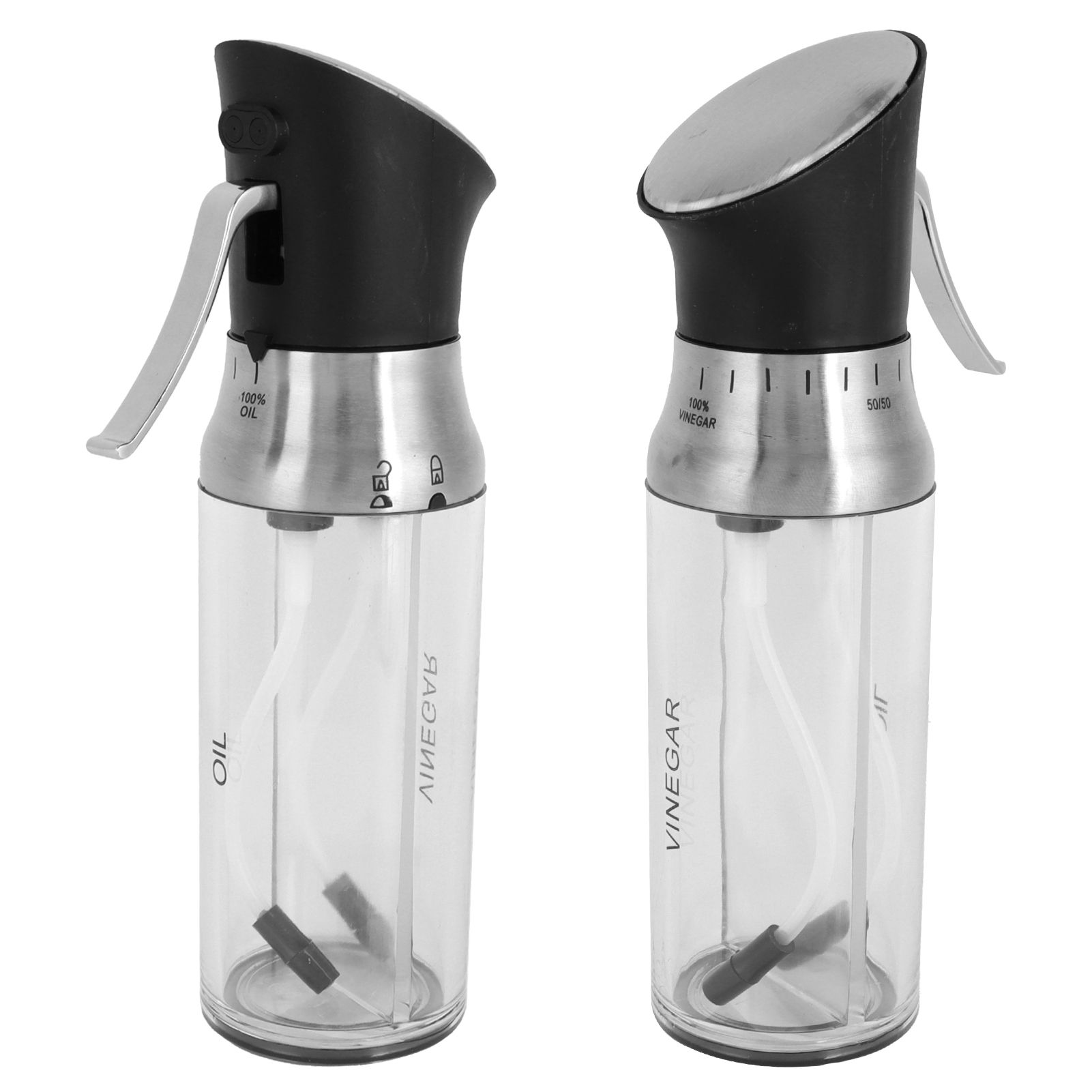 Oil Sprayer Transparent PressType Seasoning Bottle Vinegar Dispenser Kitchen Tools view 10