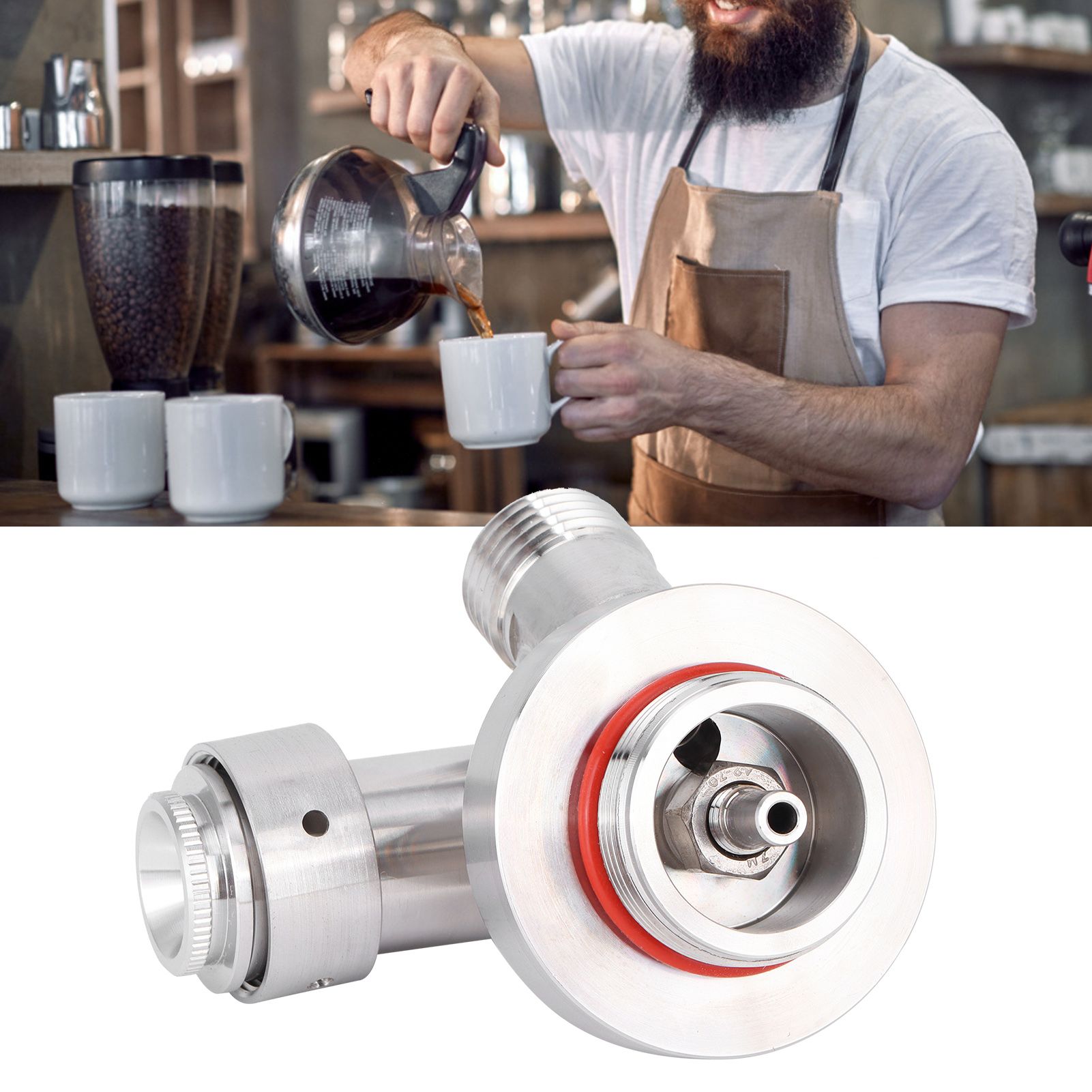 Coffee Keg Tap Dispenser Nitrogen Coffee Making Accessories Home Brewing Supplies view 11