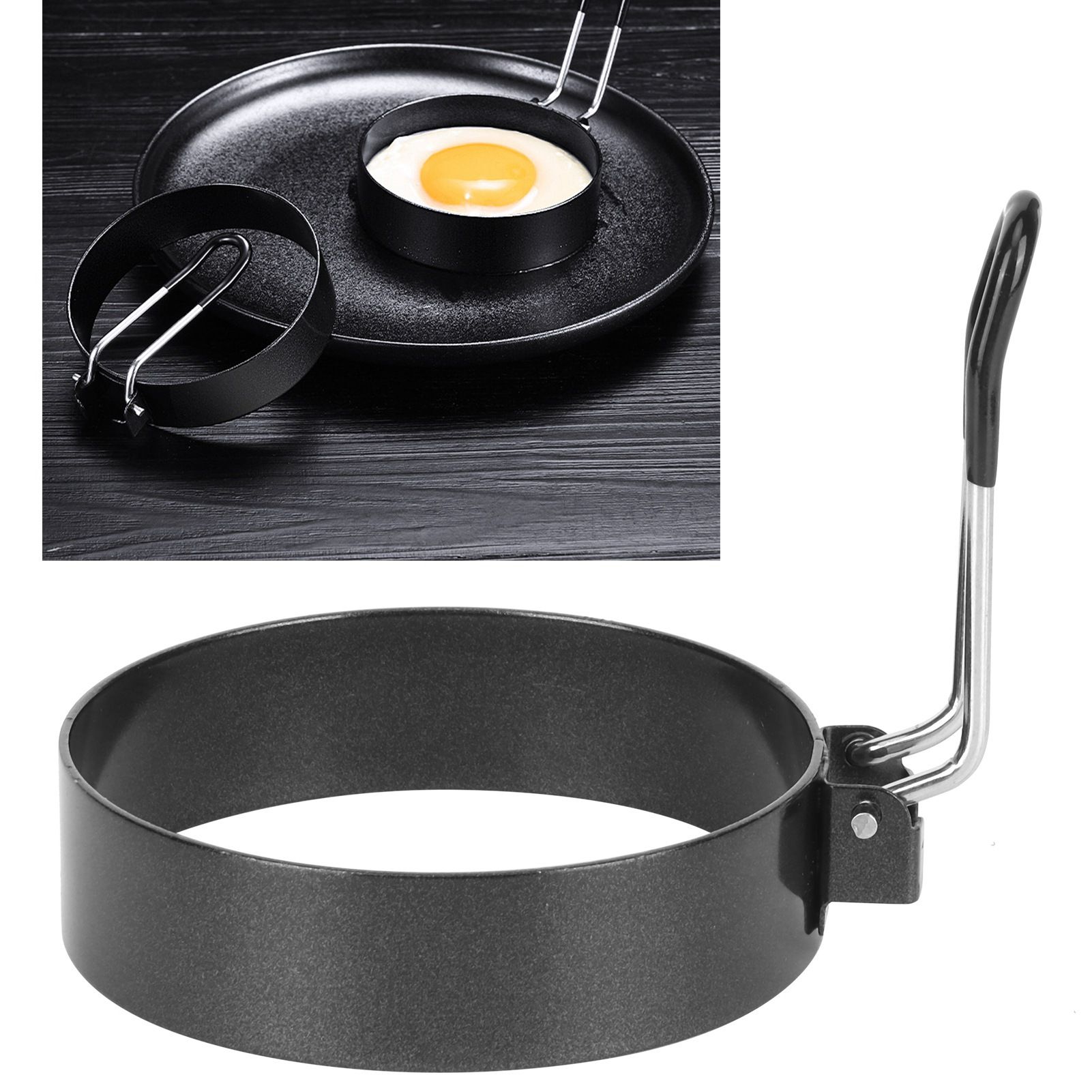 Egg Ring Stainless Steel Non Stick Fried Eggs Mold Shaper DIY Kitchen Tools view 12