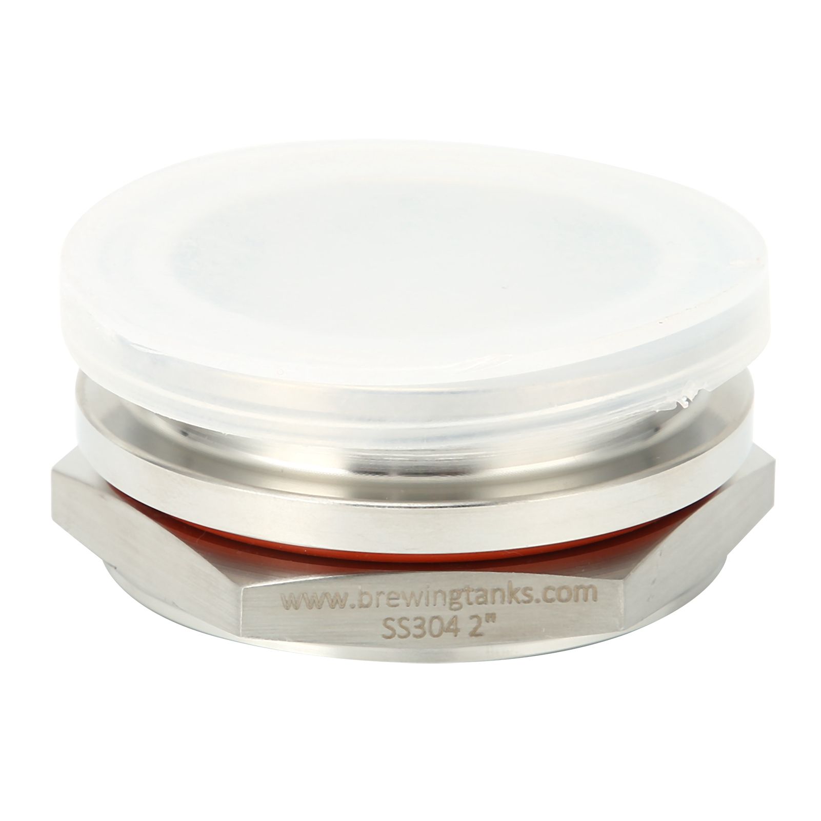 2in Weldless Bulkhead Fitting Stainless Steel for Tri Clamp Adapter Set — image 1