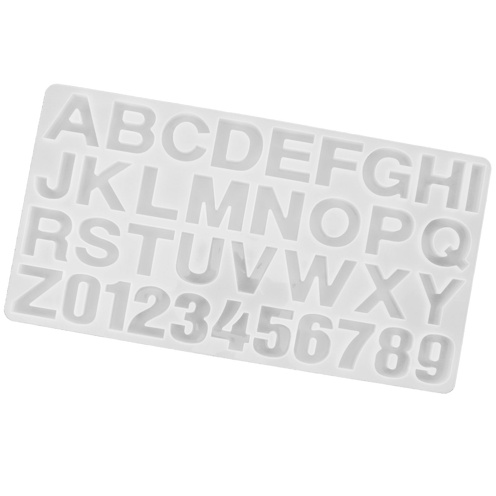English Letters Number Pattern Silicone Mould DIY Chocolate Pudding Mold view 8