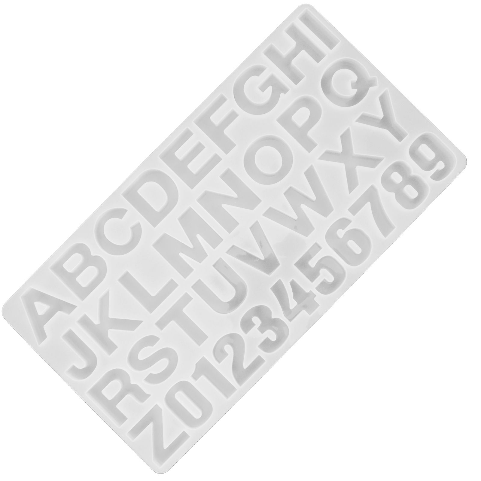 English Letters Number Pattern Silicone Mould DIY Chocolate Pudding Mold view 9