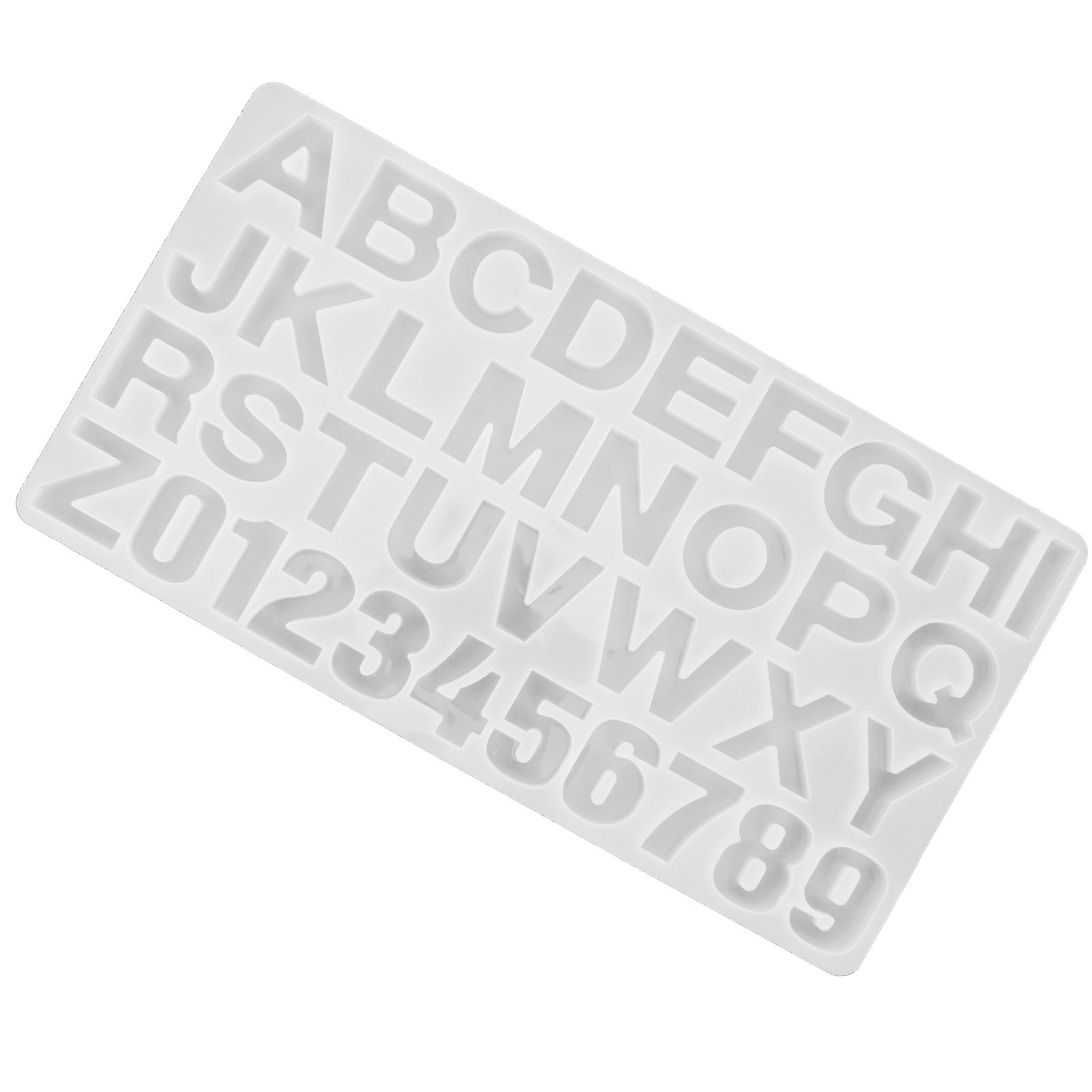 English Letters Number Pattern Silicone Mould DIY Chocolate Pudding Mold view 10