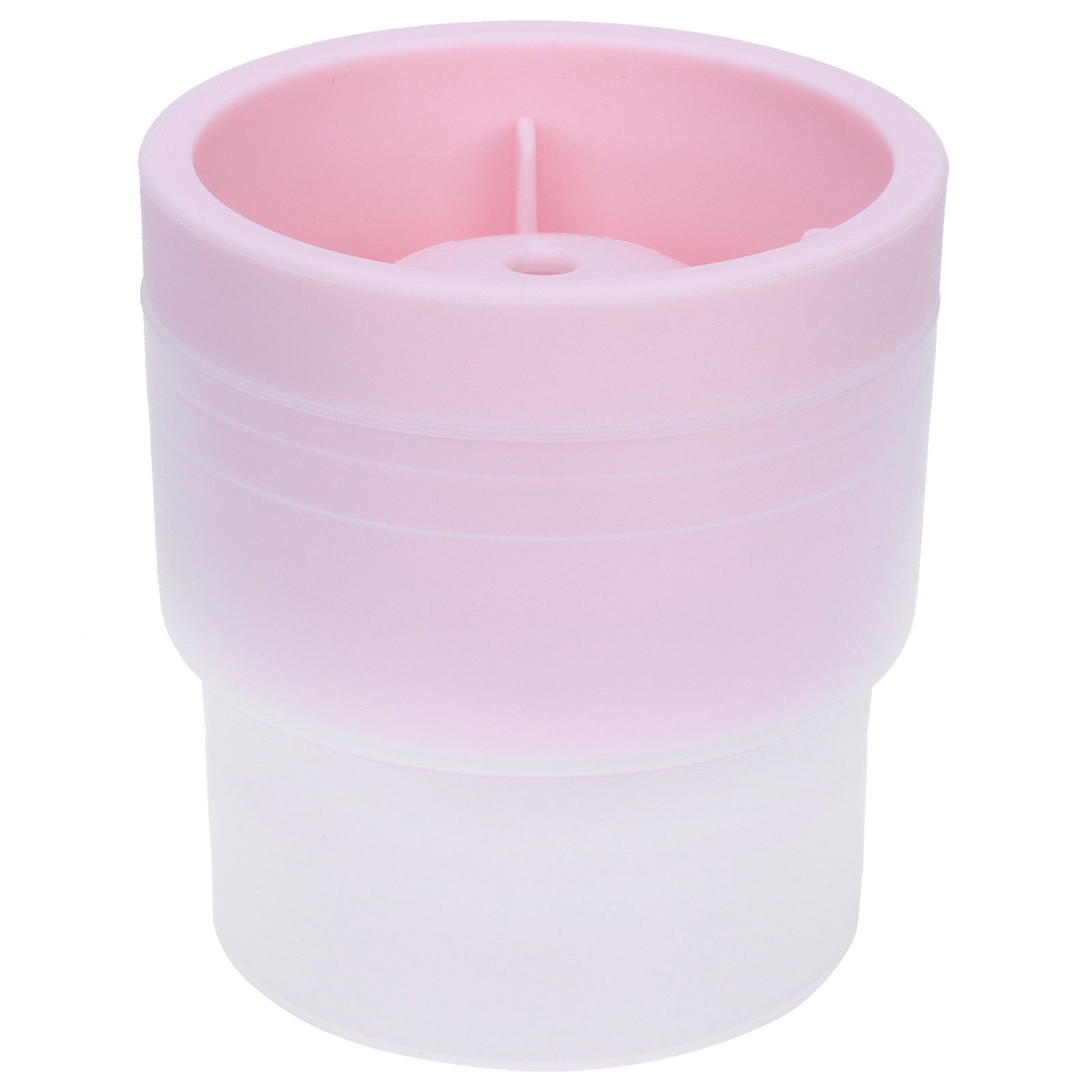 Pink Whiskey Ice Mold with Lid Round Ice Cube Mould for Drinking Bar Home