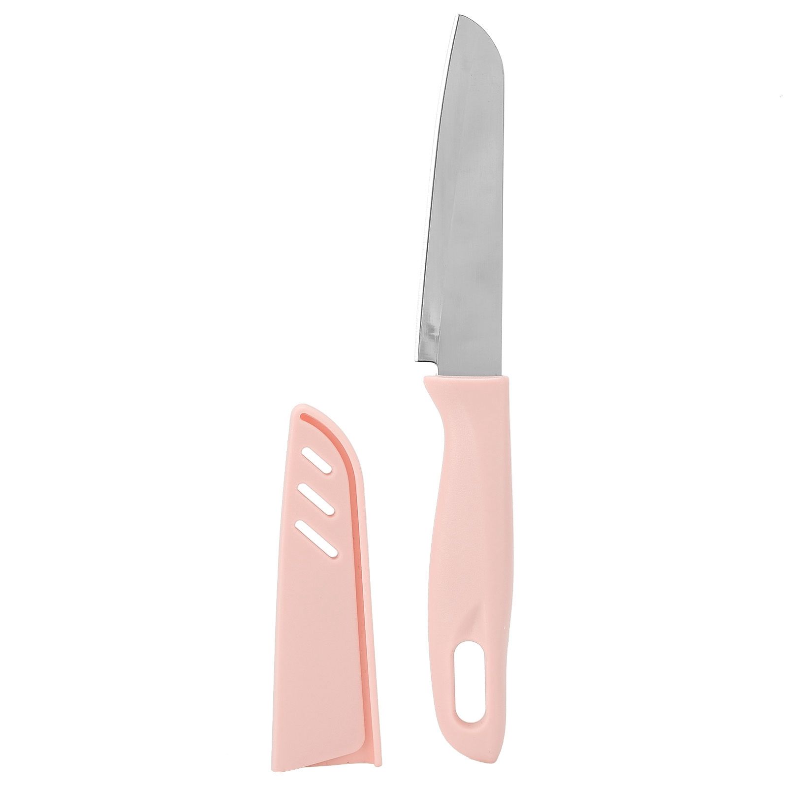 Kitchen Knife Portable Stainless Steel Fruit Melon Cutter with Sleeve for Home