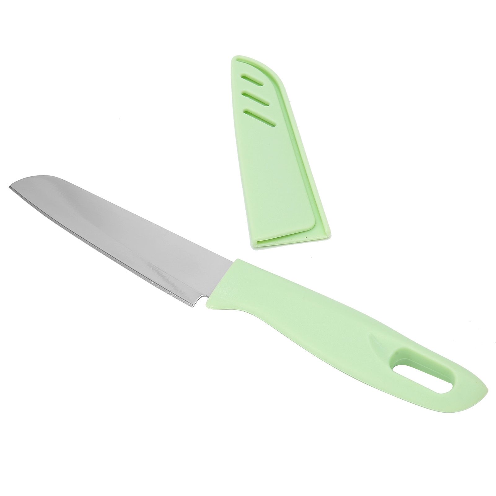 Kitchen Knife Portable Stainless Steel Fruit Melon Cutter with Sleeve for Home view 8