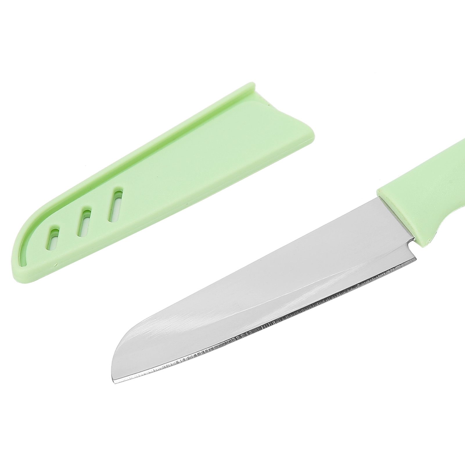 Kitchen Knife Portable Stainless Steel Fruit Melon Cutter with Sleeve for Home view 15