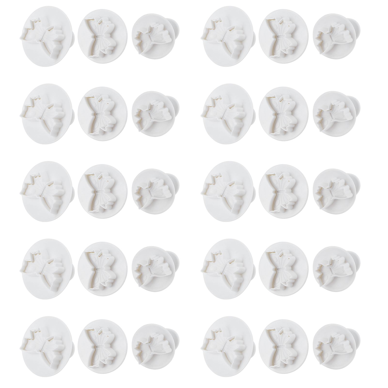 10Set Cake Decorating Mold Butterfly‑Pattern Spring Mold Biscuits Cutter