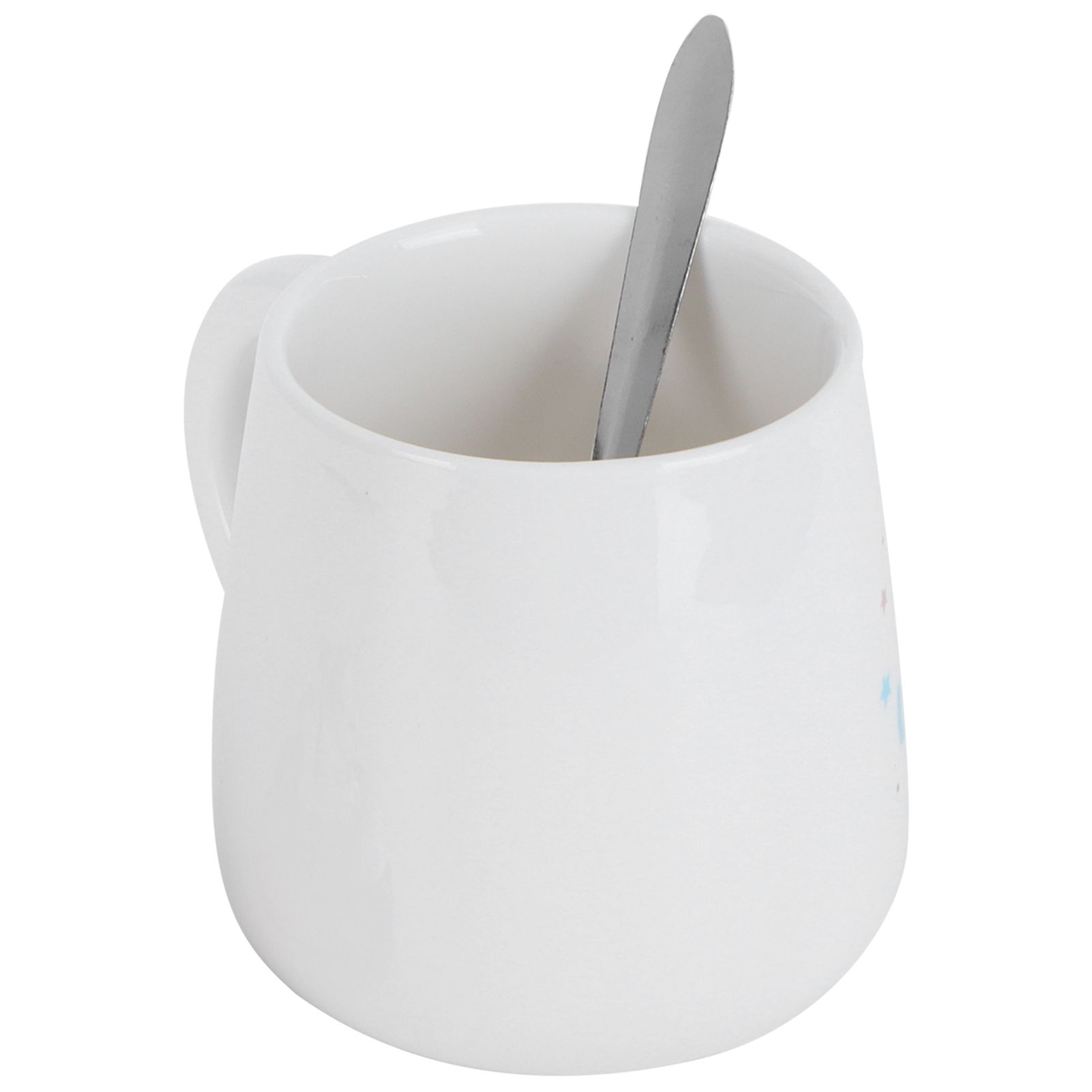 Animal Mug Spoon Water Cup with Lid Cute Ceramic Mug Coffee Cup Drinking view 8