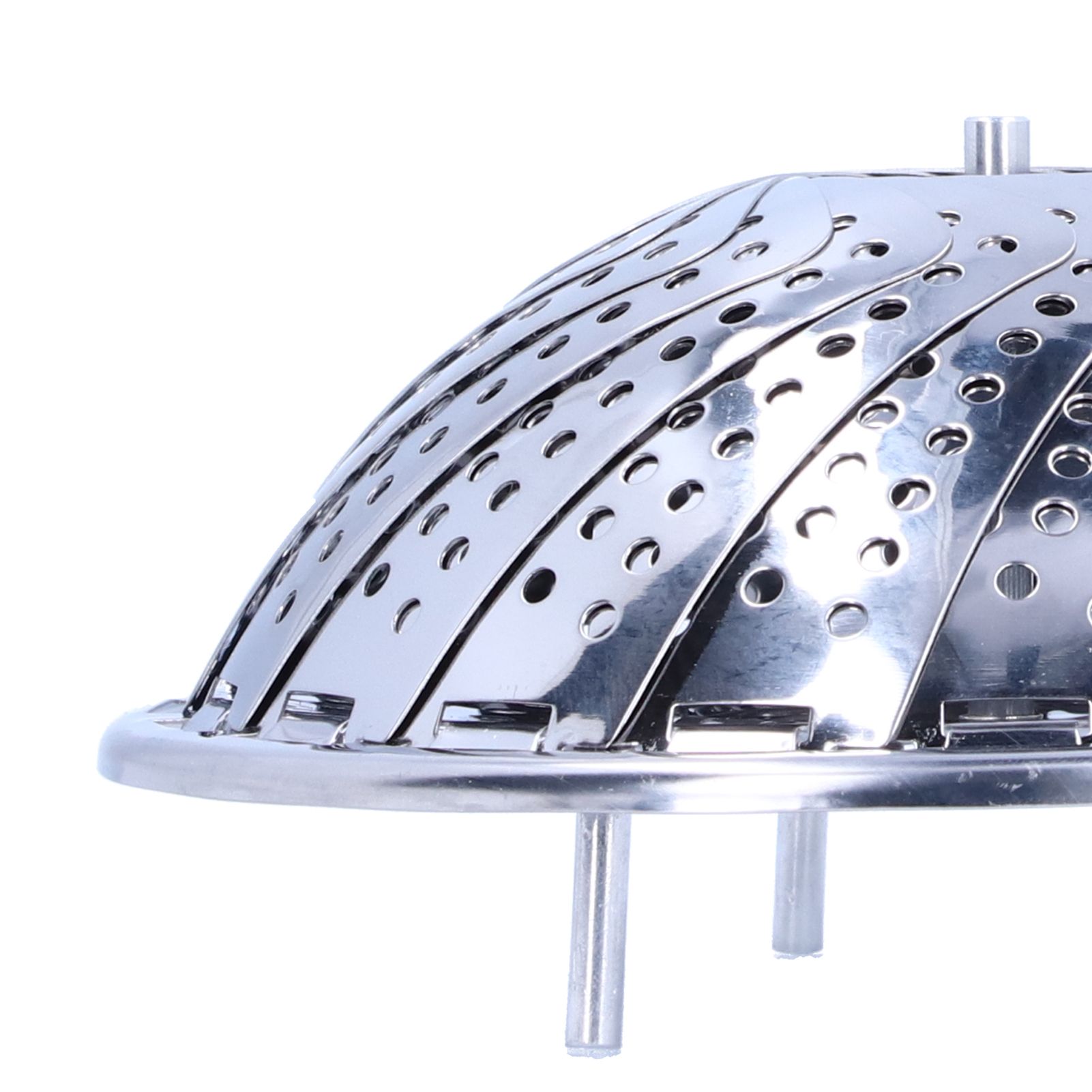 Steam Basket Multifunction Stainless Steel Folding Steam Rack Cookware Kitchen view 15