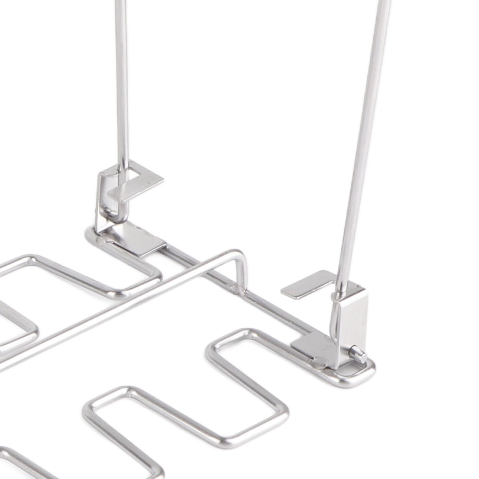 Chicken Leg Grill Rack with Drip Pan Stainless Steel Roaster Stand Barbecue view 15