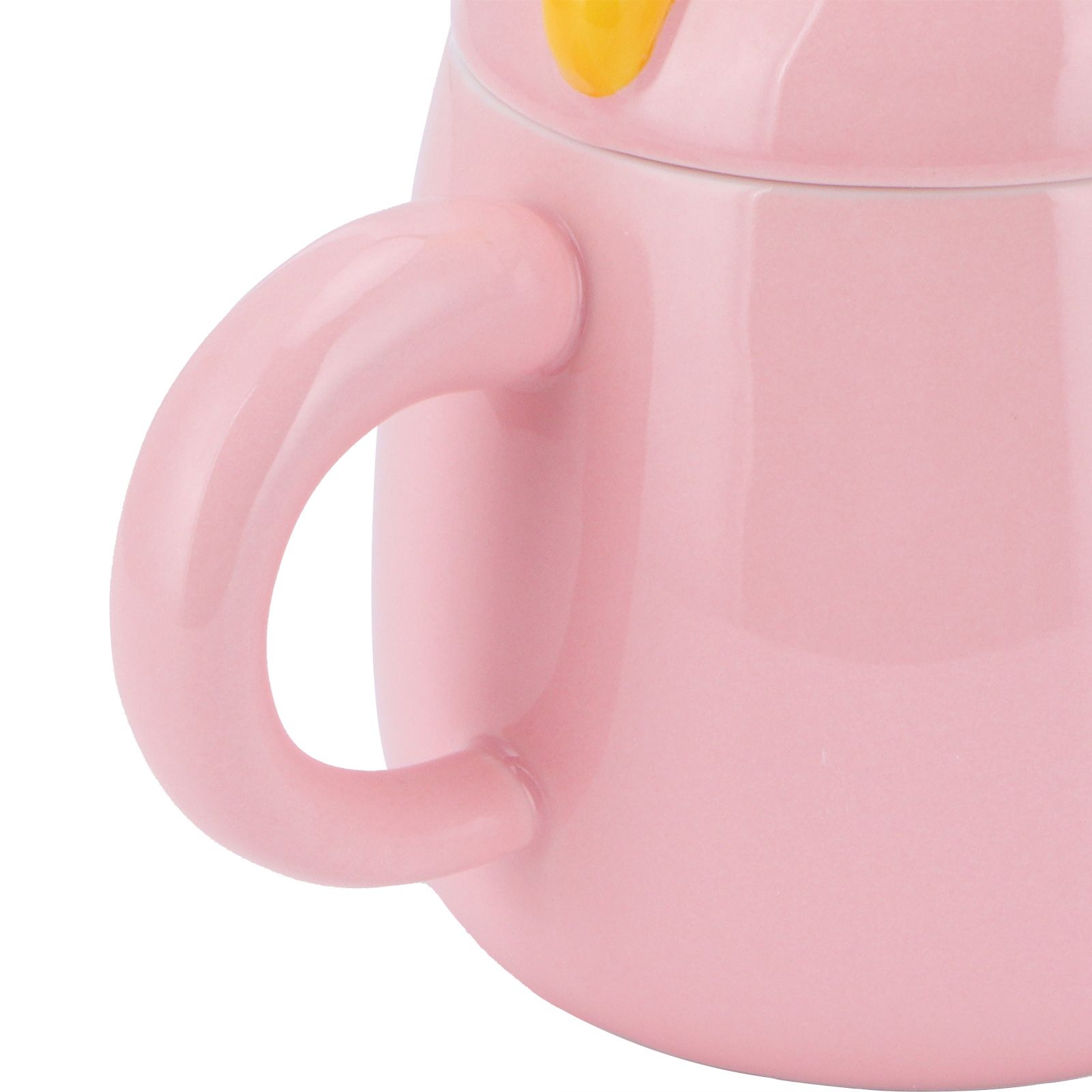 450ml Cute Ceramic Cup with Lid Spoon Water Cup Coffee Mug Girl Gift for Home view 14