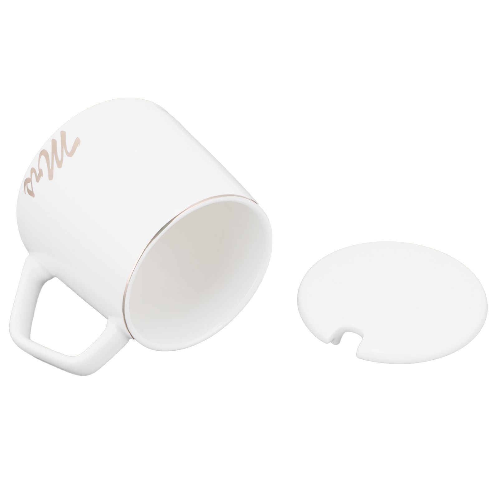 320ml Fashon Ceramic Cup Coffee Mug Cup with Lid Spoon Present Gift for Home view 9