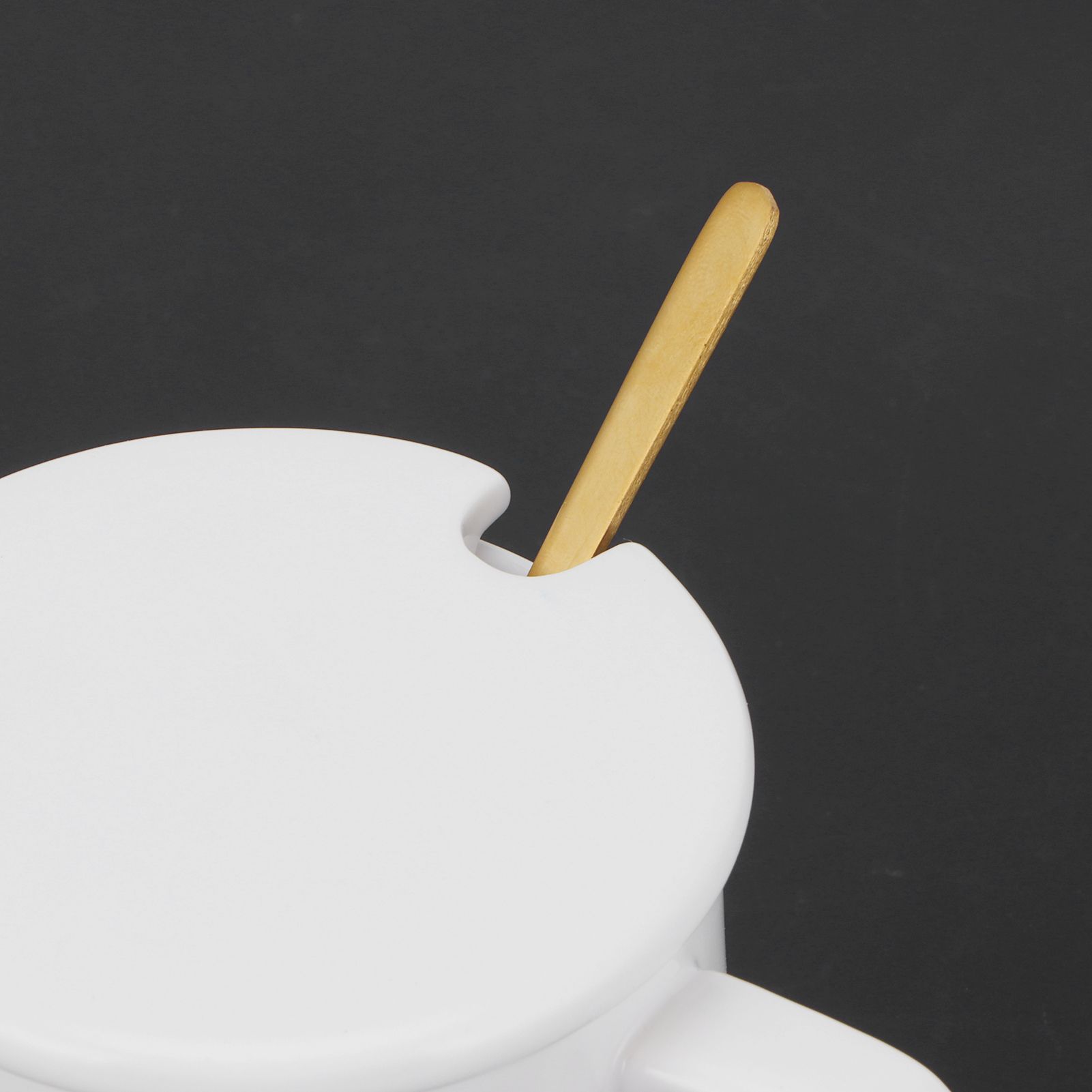 320ml Fashon Ceramic Cup Coffee Mug Cup with Lid Spoon Present Gift for Home view 15
