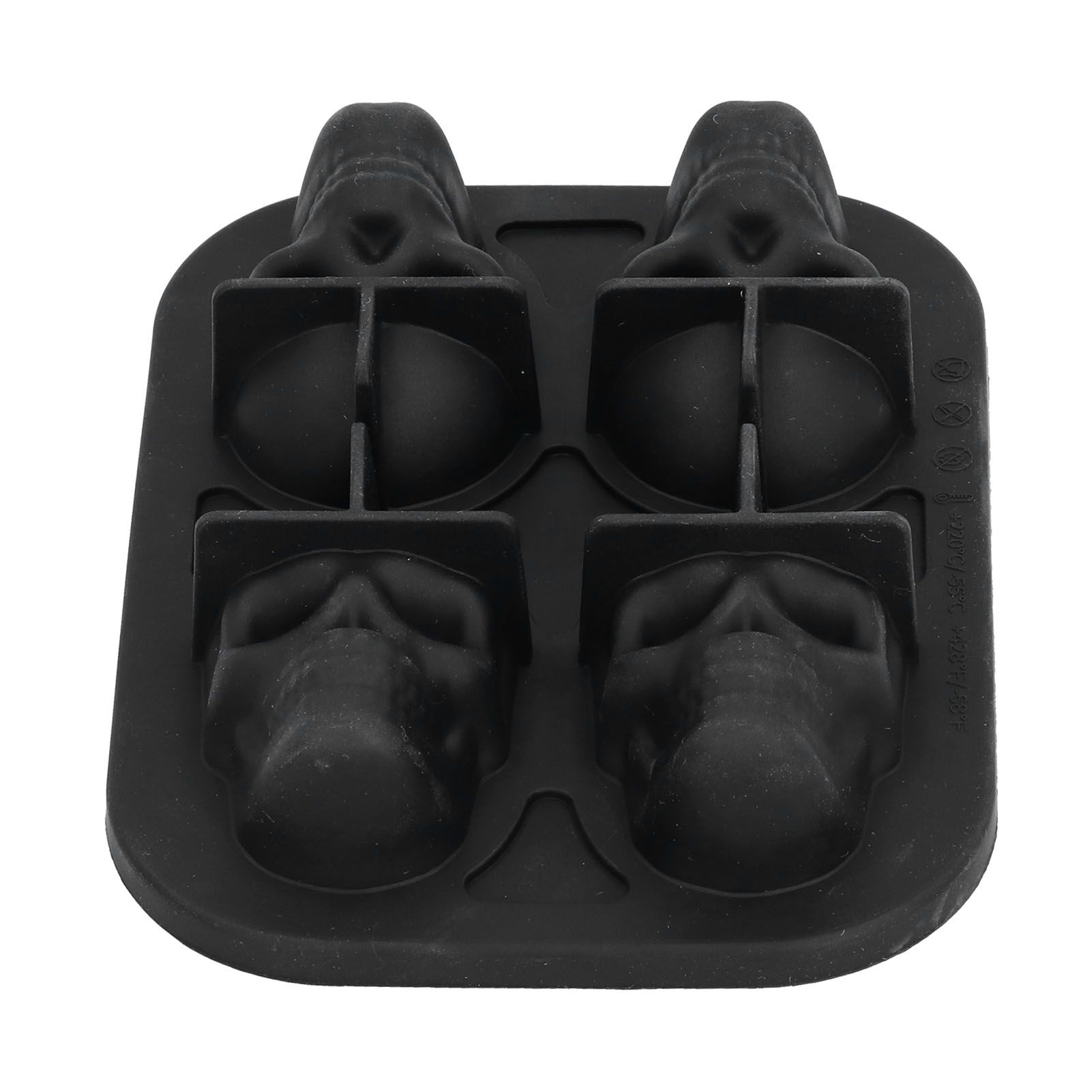 4 Hole Silicone Ice Cubes Maker Tray Silicone Ice Ball Making Mold Kichen view 7
