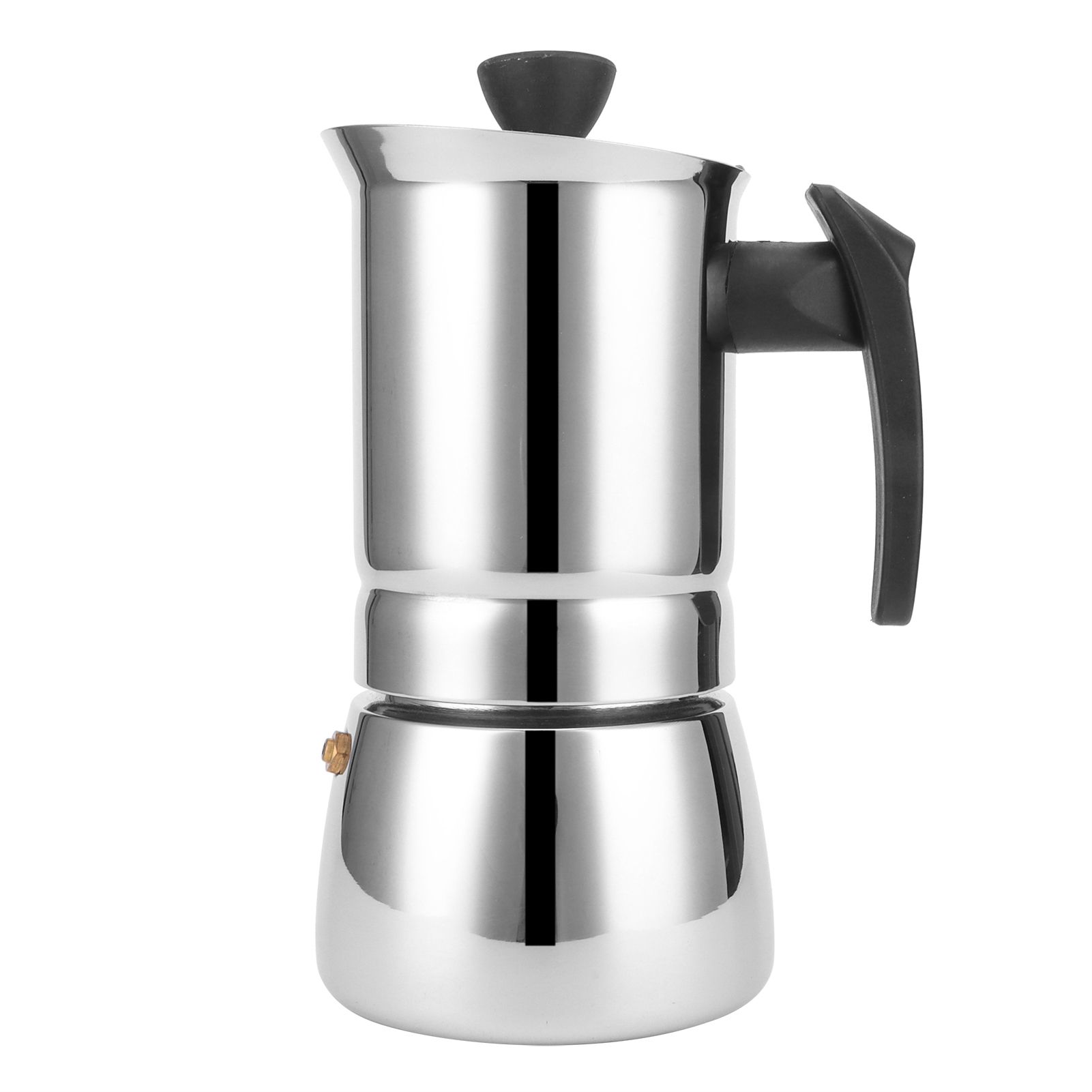 Stainless Steel Moka Pot Portable Coffee Maker Brewing Coffee Machine for Home