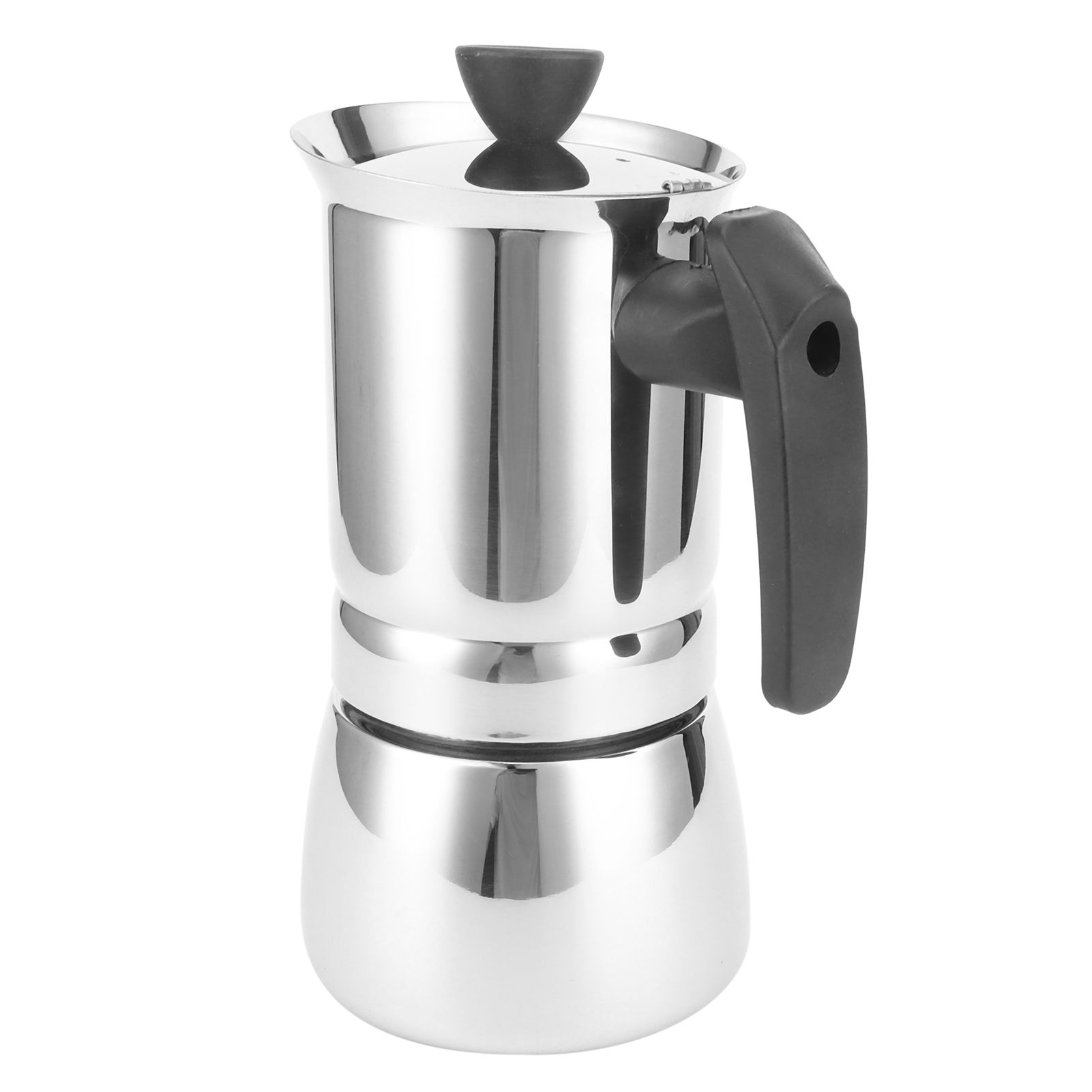 Stainless Steel Moka Pot Portable Coffee Maker Brewing Coffee Machine for Home view 5