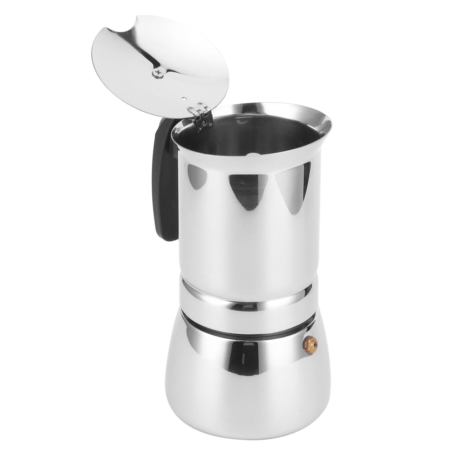 Stainless Steel Moka Pot Portable Coffee Maker Brewing Coffee Machine for Home view 3