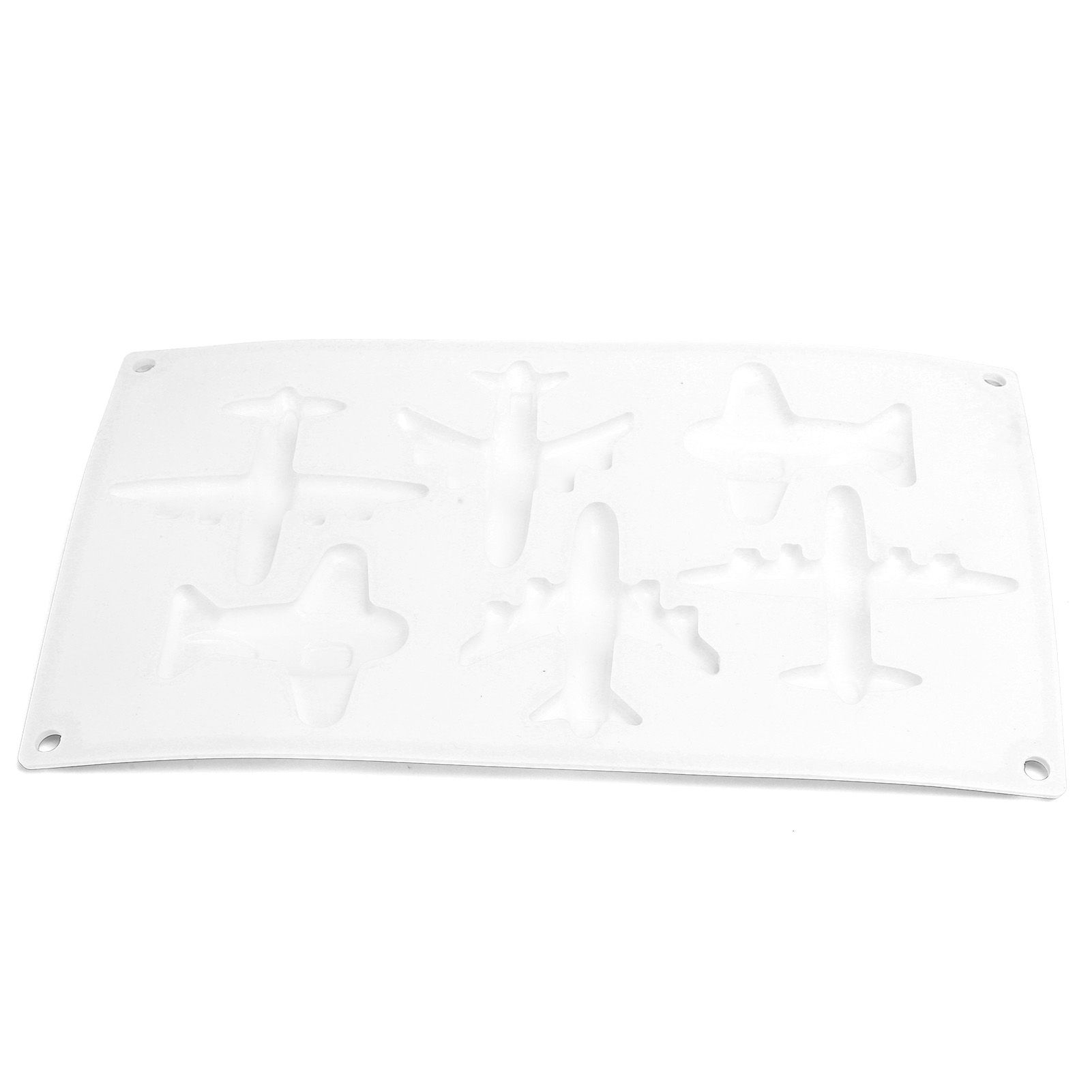6 Grid Airplane Shape Mold Silicone Baking Chocolate Cake Decoration Mold for view 7