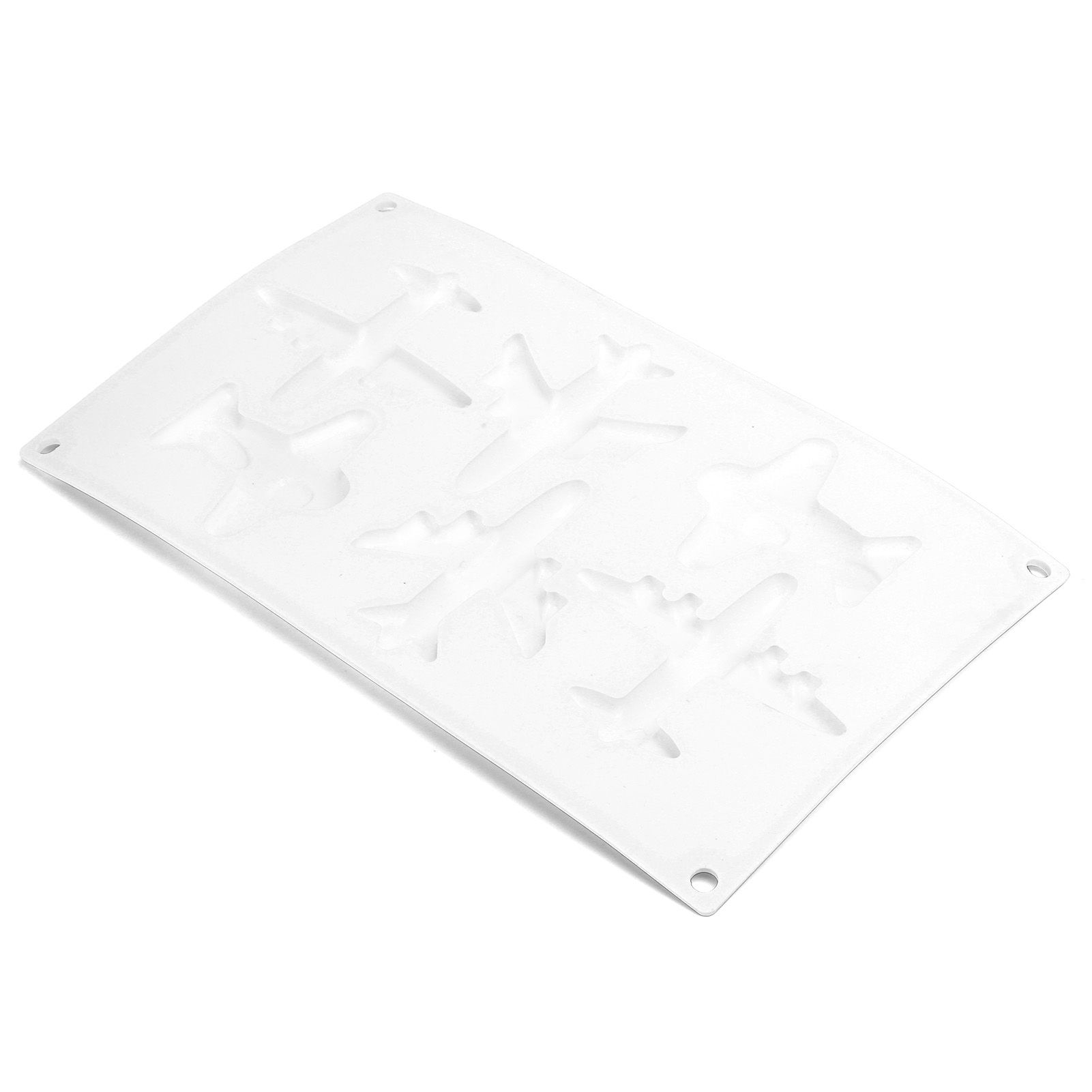 6 Grid Airplane Shape Mold Silicone Baking Chocolate Cake Decoration Mold for view 8