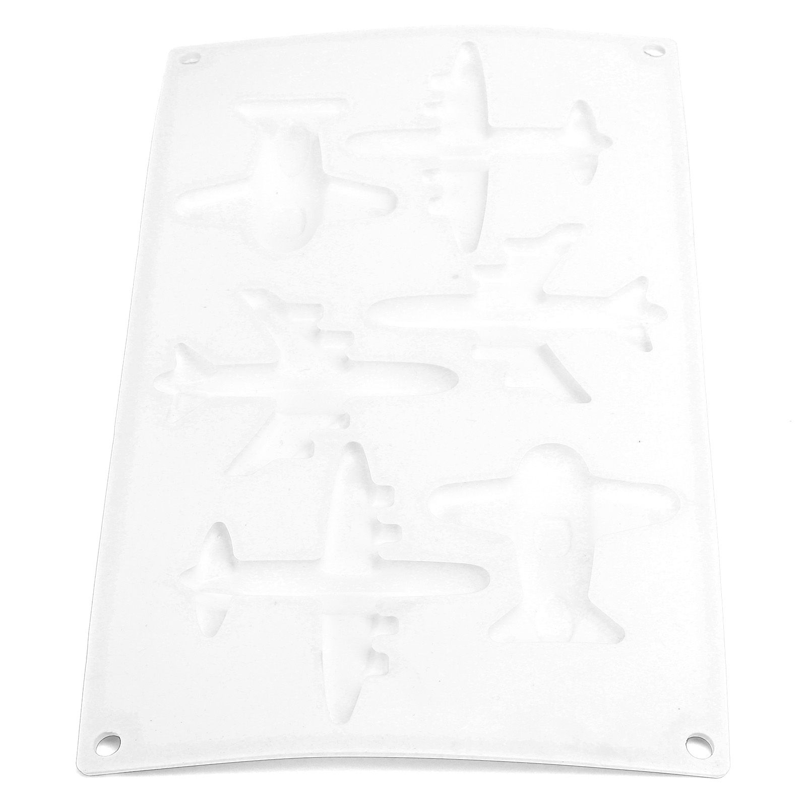 6 Grid Airplane Shape Mold Silicone Baking Chocolate Cake Decoration Mold for view 9
