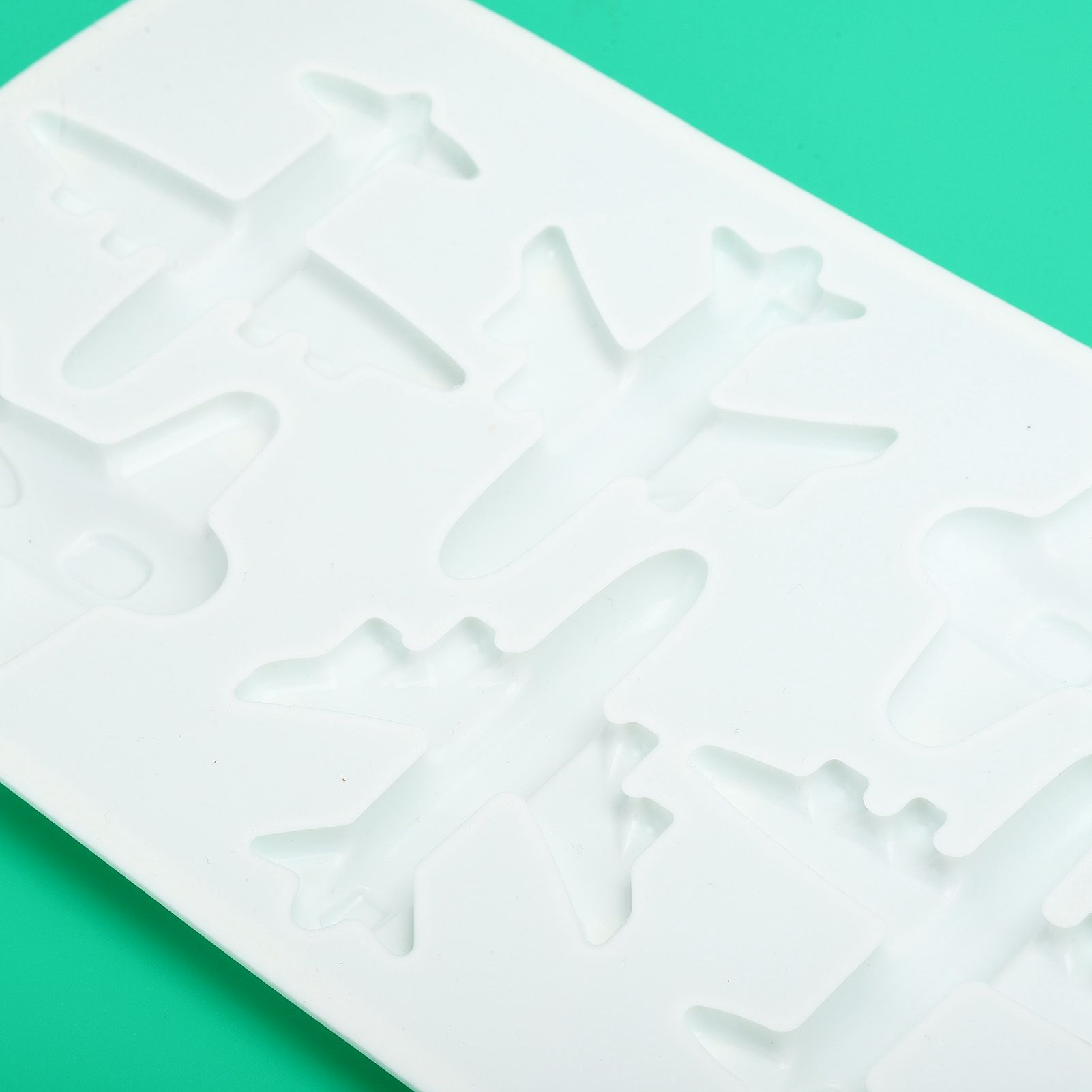 6 Grid Airplane Shape Mold Silicone Baking Chocolate Cake Decoration Mold for view 14