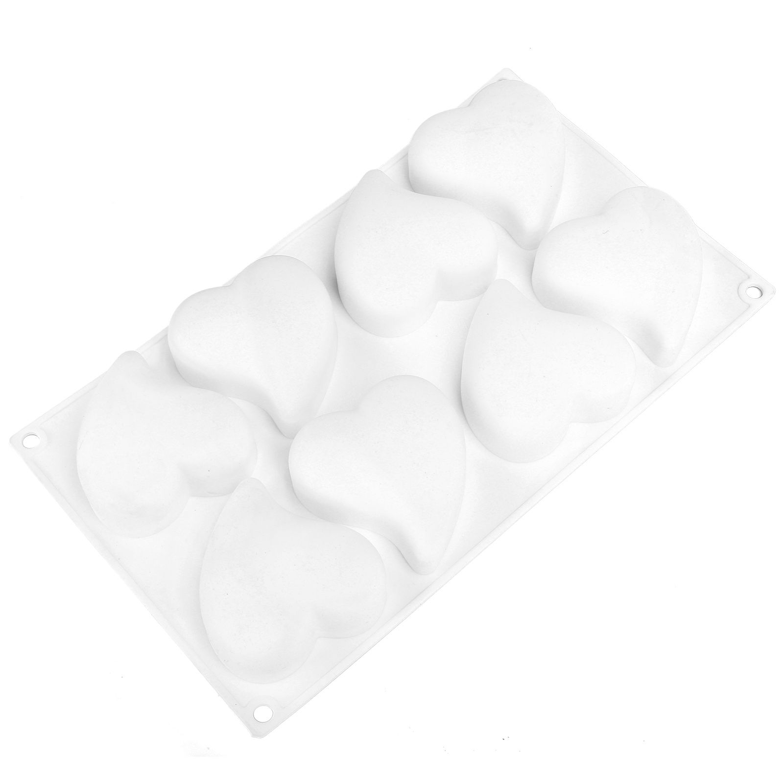 8 Grid Mold Heart Shape Silicone Cake Mousse Mold for Baking Dessert Kitchen Home view 2