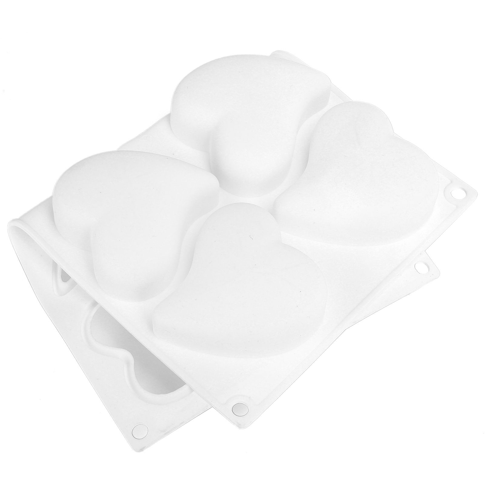 8 Grid Mold Heart Shape Silicone Cake Mousse Mold for Baking Dessert Kitchen Home view 3