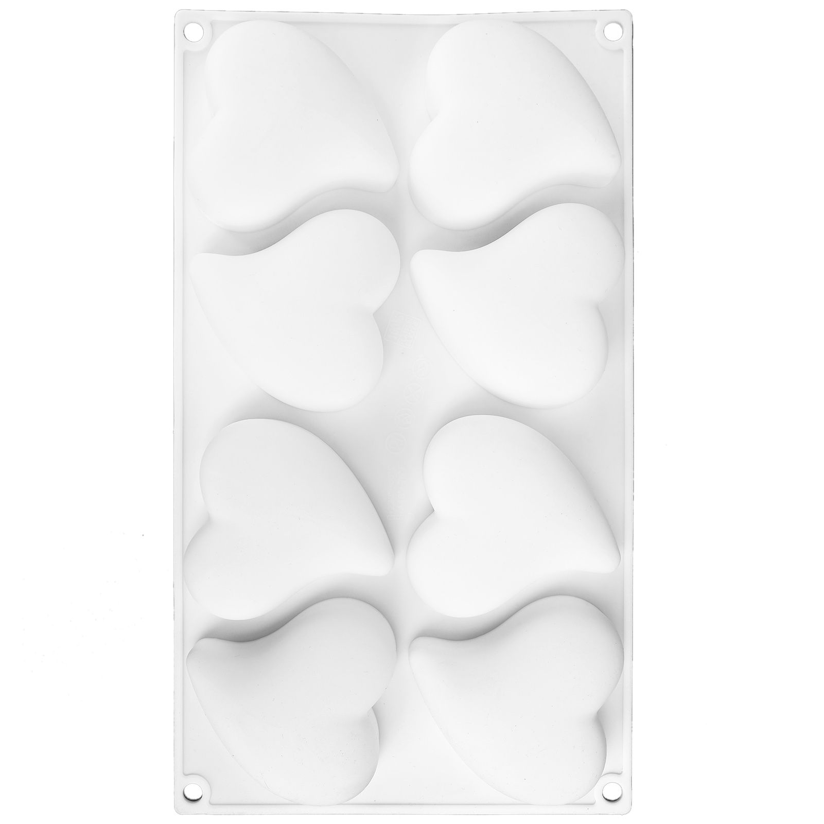 8 Grid Mold Heart Shape Silicone Cake Mousse Mold for Baking Dessert Kitchen Home view 5