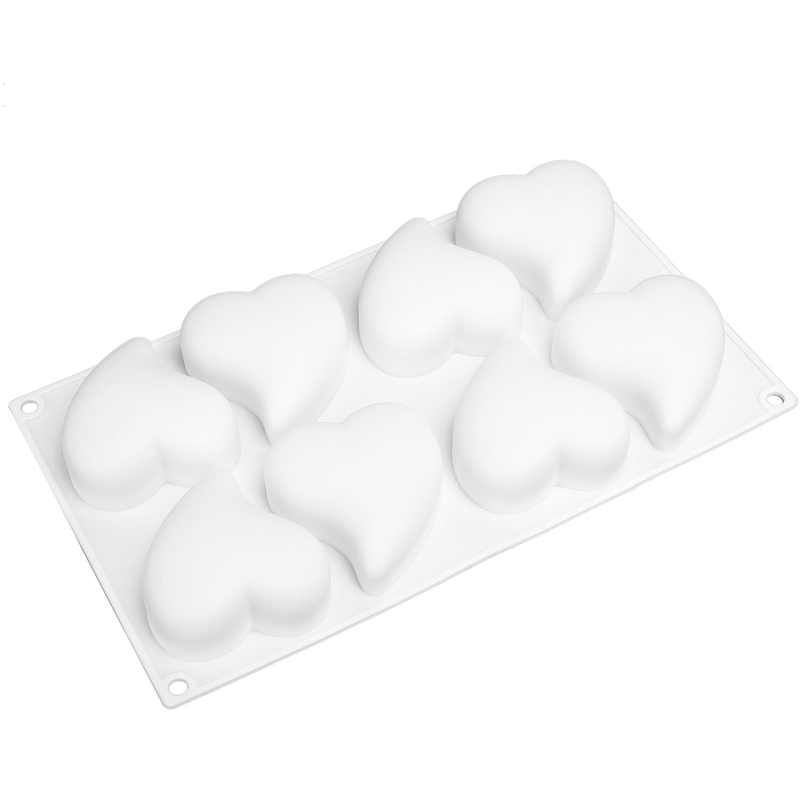 8 Grid Mold Heart Shape Silicone Cake Mousse Mold for Baking Dessert Kitchen Home view 6
