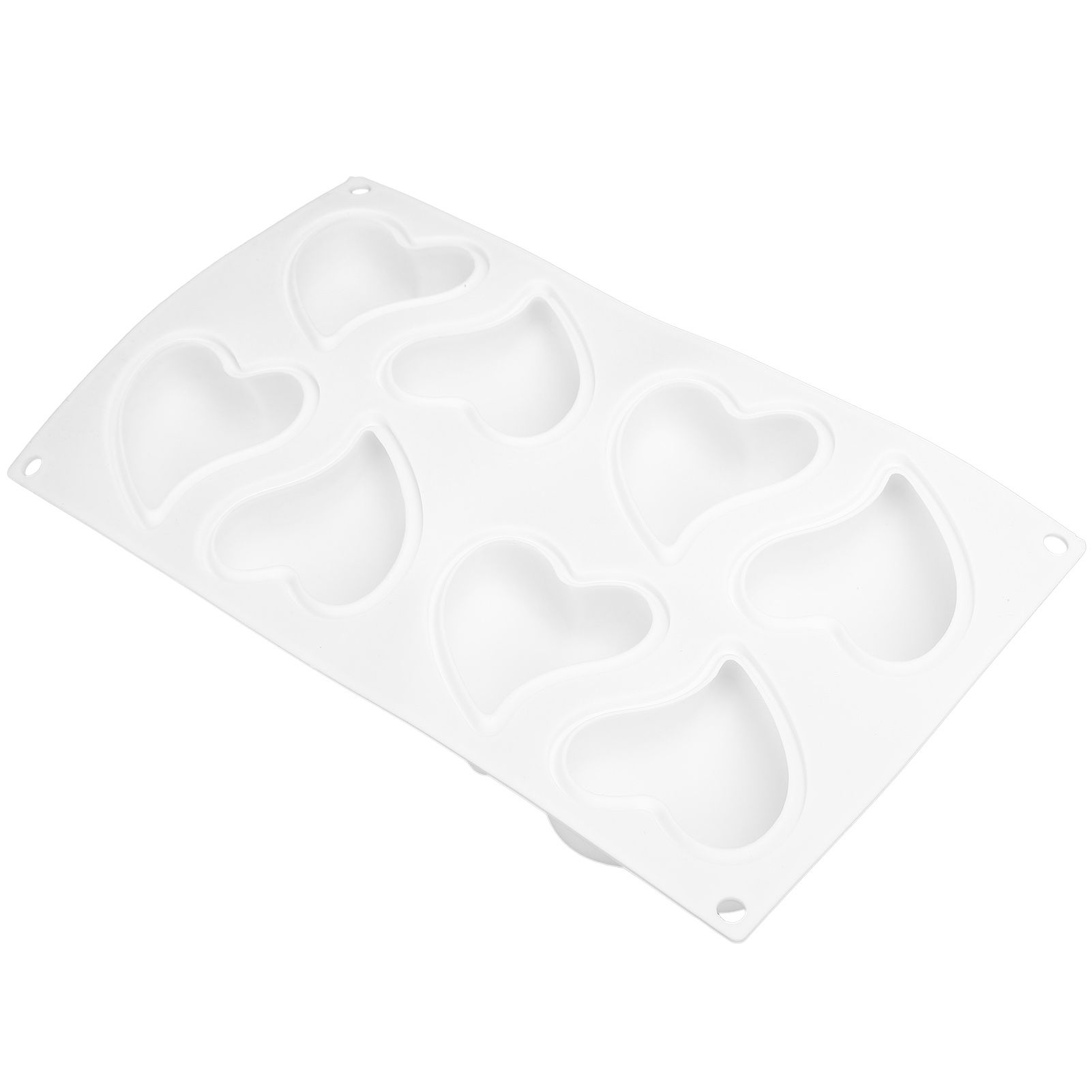 8 Grid Mold Heart Shape Silicone Cake Mousse Mold for Baking Dessert Kitchen Home view 7