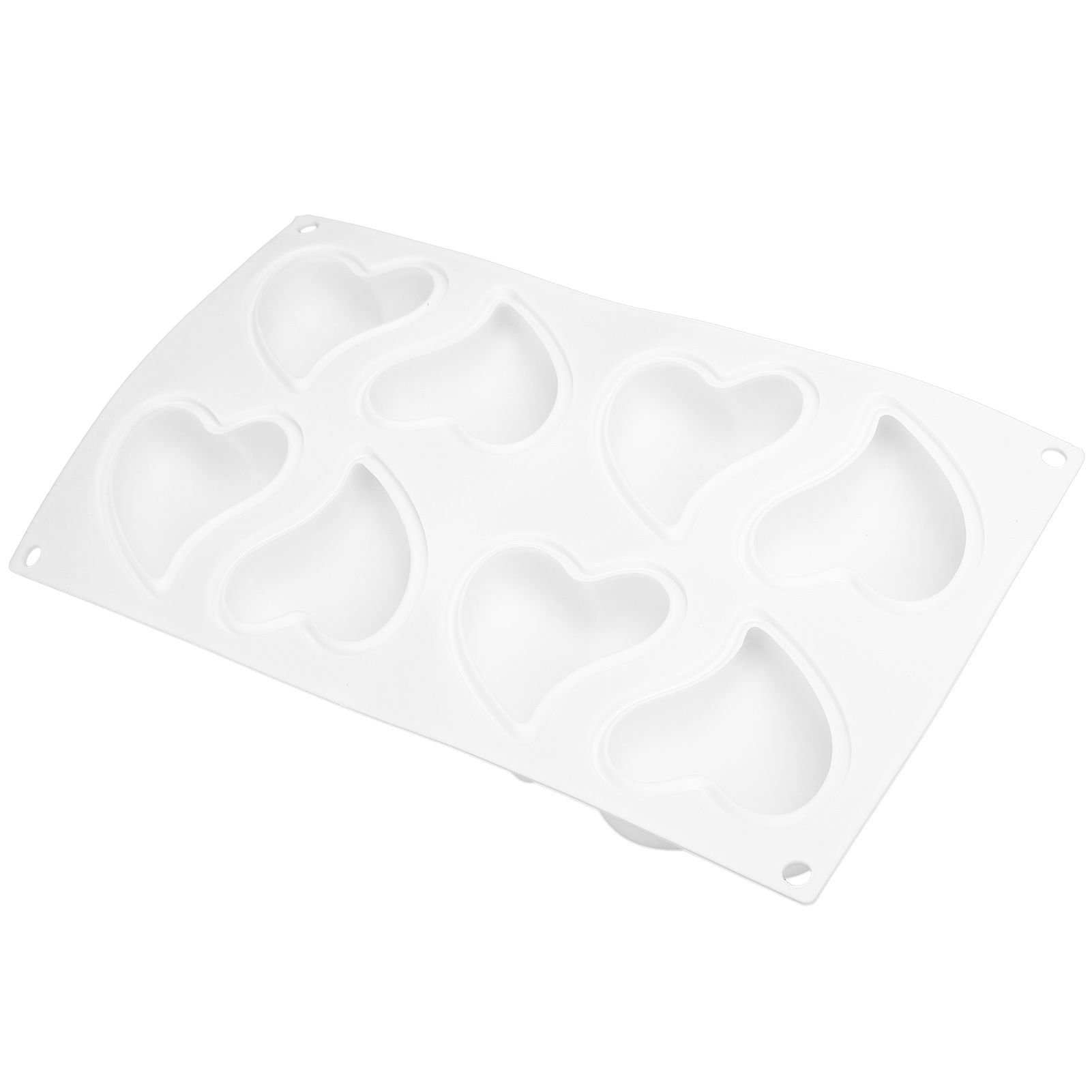 8 Grid Mold Heart Shape Silicone Cake Mousse Mold for Baking Dessert Kitchen Home view 8