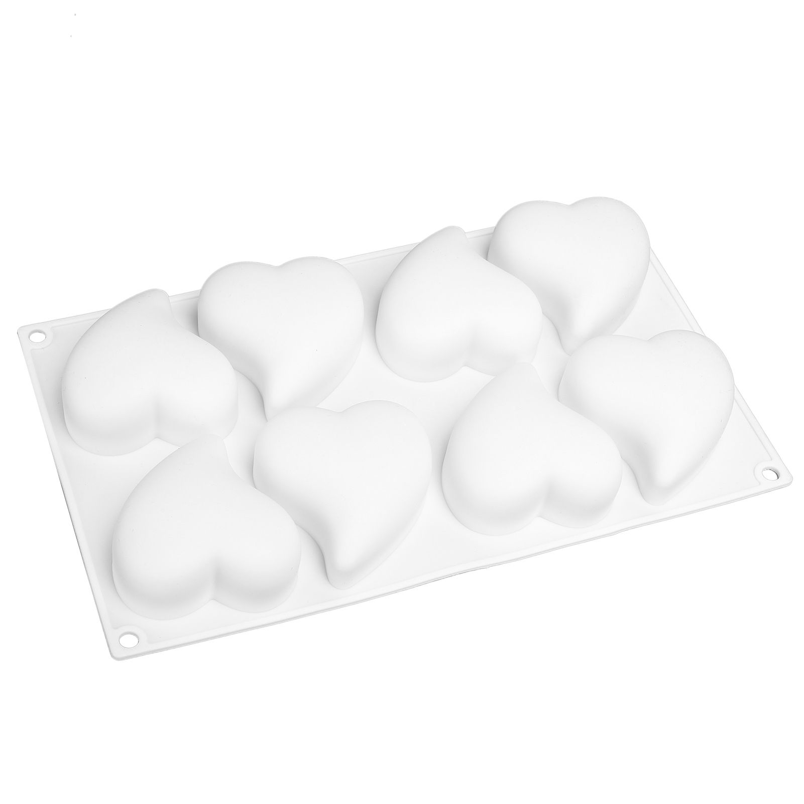 8 Grid Mold Heart Shape Silicone Cake Mousse Mold for Baking Dessert Kitchen Home view 10
