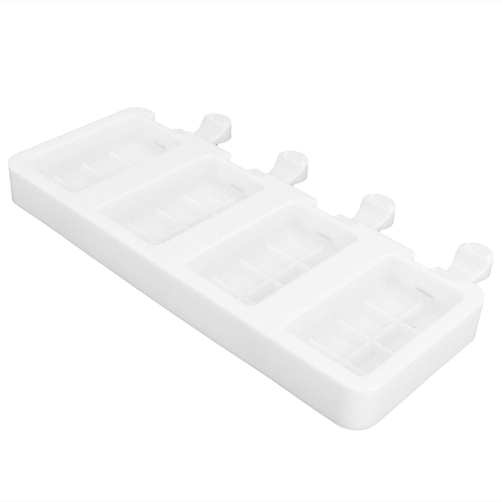 Silicone Ice Cream Mold 4 Cavities DIY Ice Bar Maker Mould for Kitchen Tool view 3