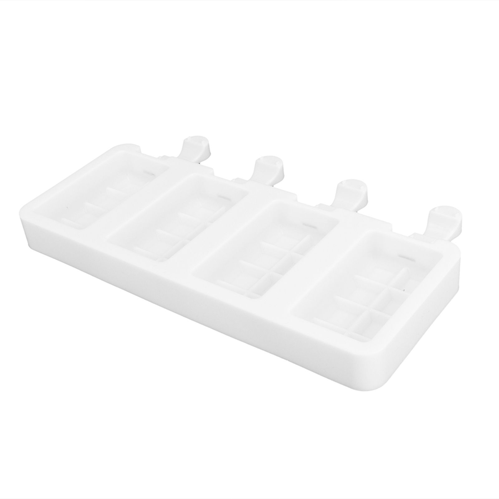 Silicone Ice Cream Mold 4 Cavities DIY Ice Bar Maker Mould for Kitchen Tool view 8