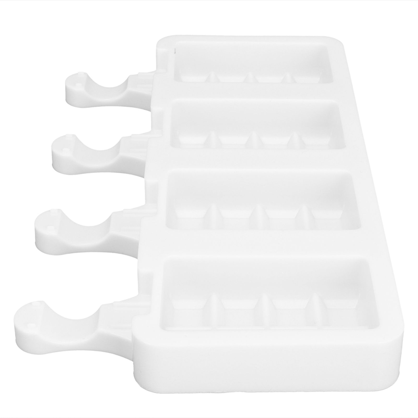 Silicone Ice Cream Mold 4 Cavities DIY Ice Bar Maker Mould for Kitchen Tool view 5