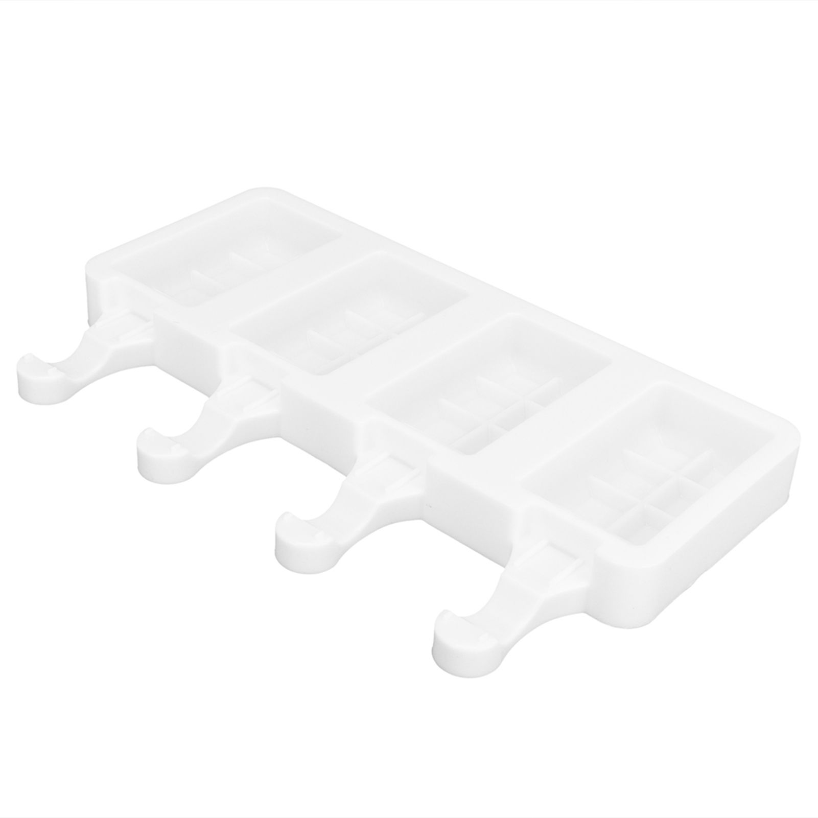 Silicone Ice Cream Mold 4 Cavities DIY Ice Bar Maker Mould for Kitchen Tool view 6